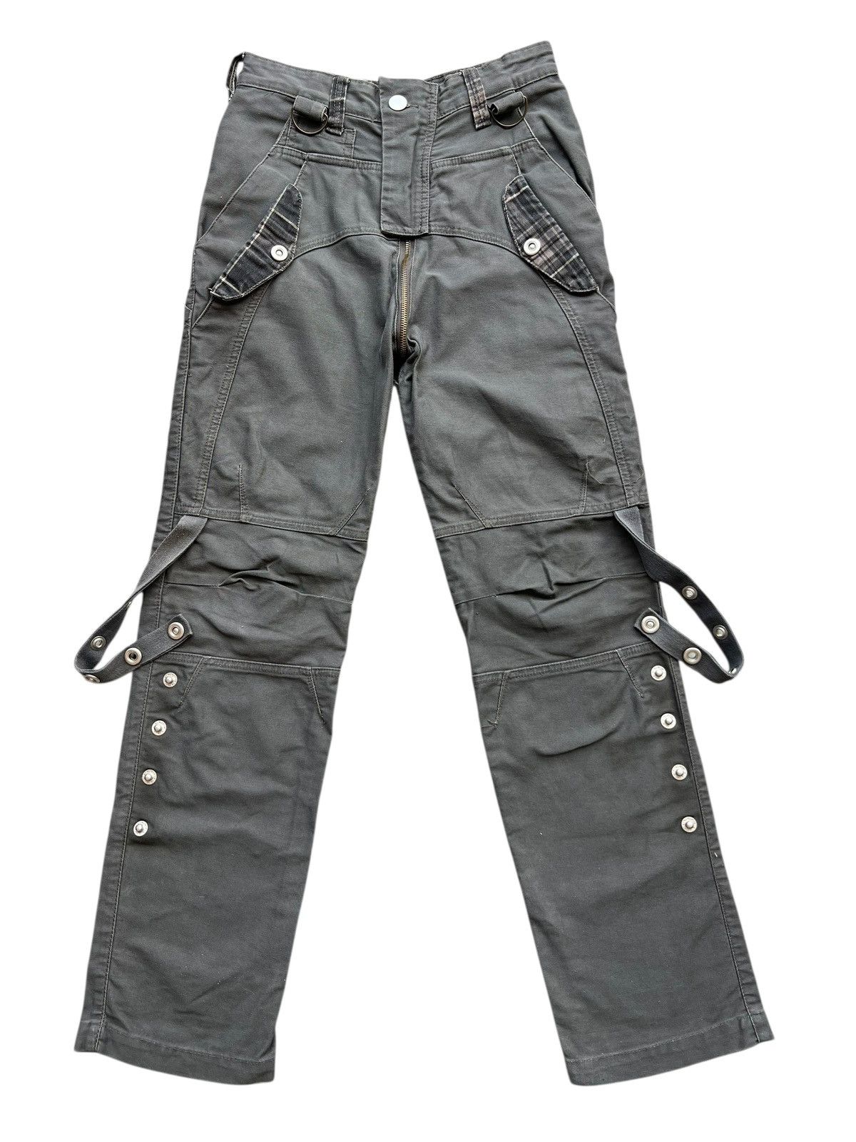 Japanese Brand Techno Goth Bondage Multipocket Pants 30x31 Size US 31 - 2 Thumbnail