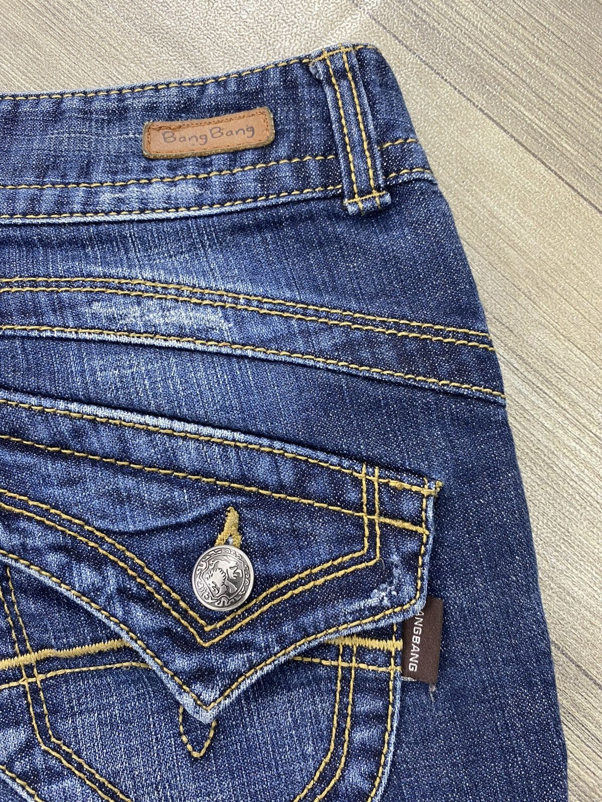 If Six Was Nine 2000s Bangbang Flared Jeans Faded Kmrii Lgb Punk Style Y2K Size US 28 / EU 44 - 13 Thumbnail