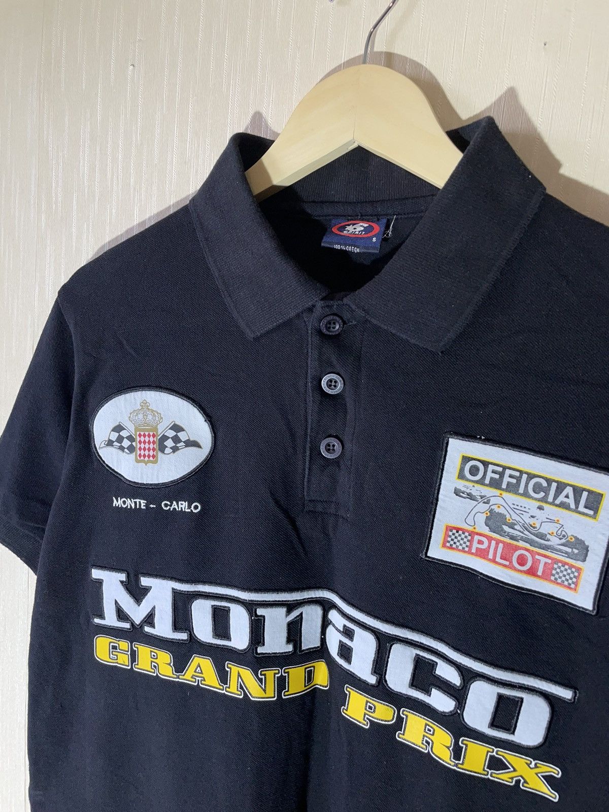 Vintage Monaco Grand Prix vintage racing polo shirt Size US M / EU 48-50 / 2 - 5 Thumbnail