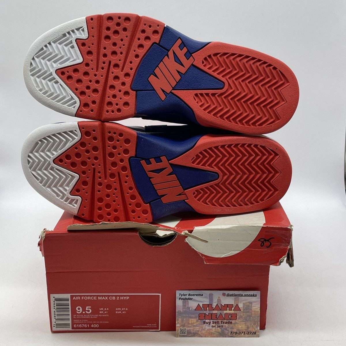 Nike Air Force Mac CB 2 hyperfuse deep roya Size US 9.5 / EU 42-43 - 7 Thumbnail