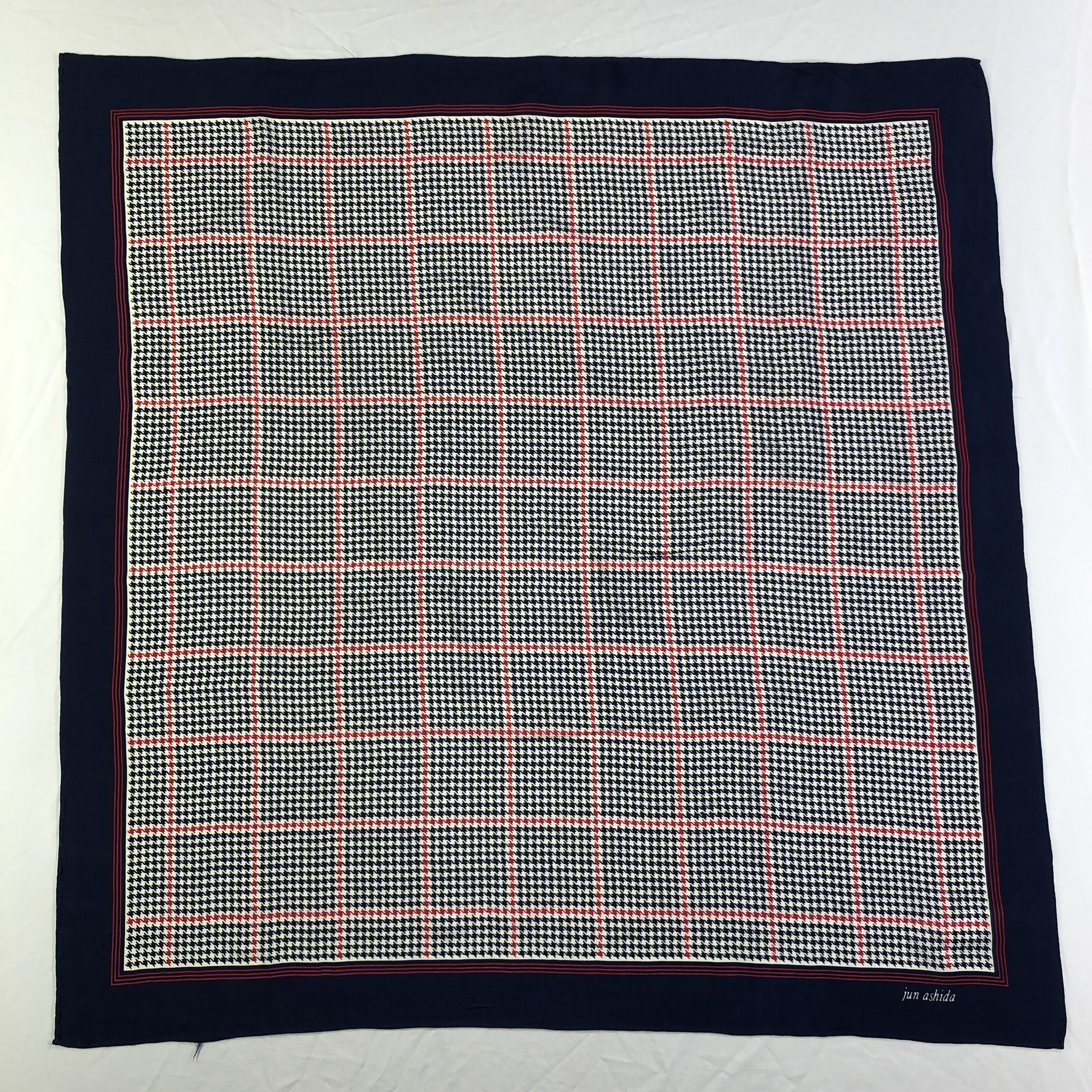 Vintage Vintage Jun Ashida Silk Scarf Size ONE SIZE - 2 Thumbnail