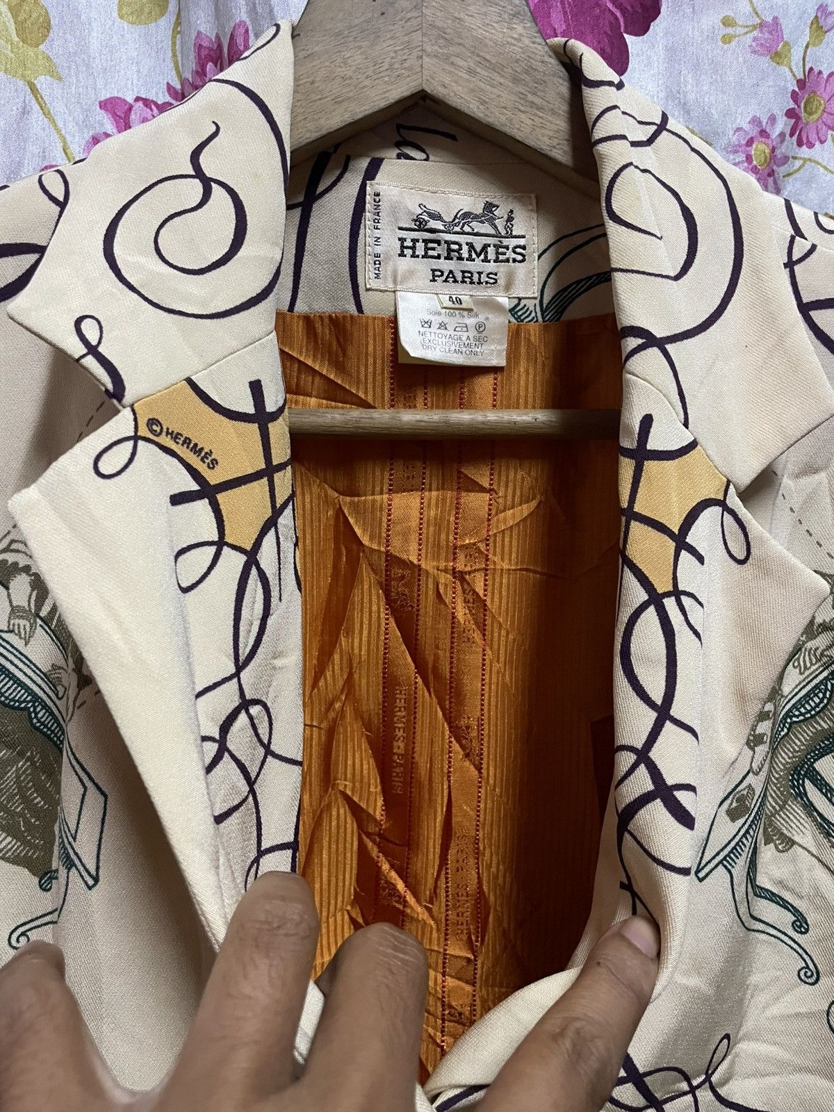 Hermes Vintage 90s Hermes Size M / US 6-8 / IT 42-44 - 13 Thumbnail