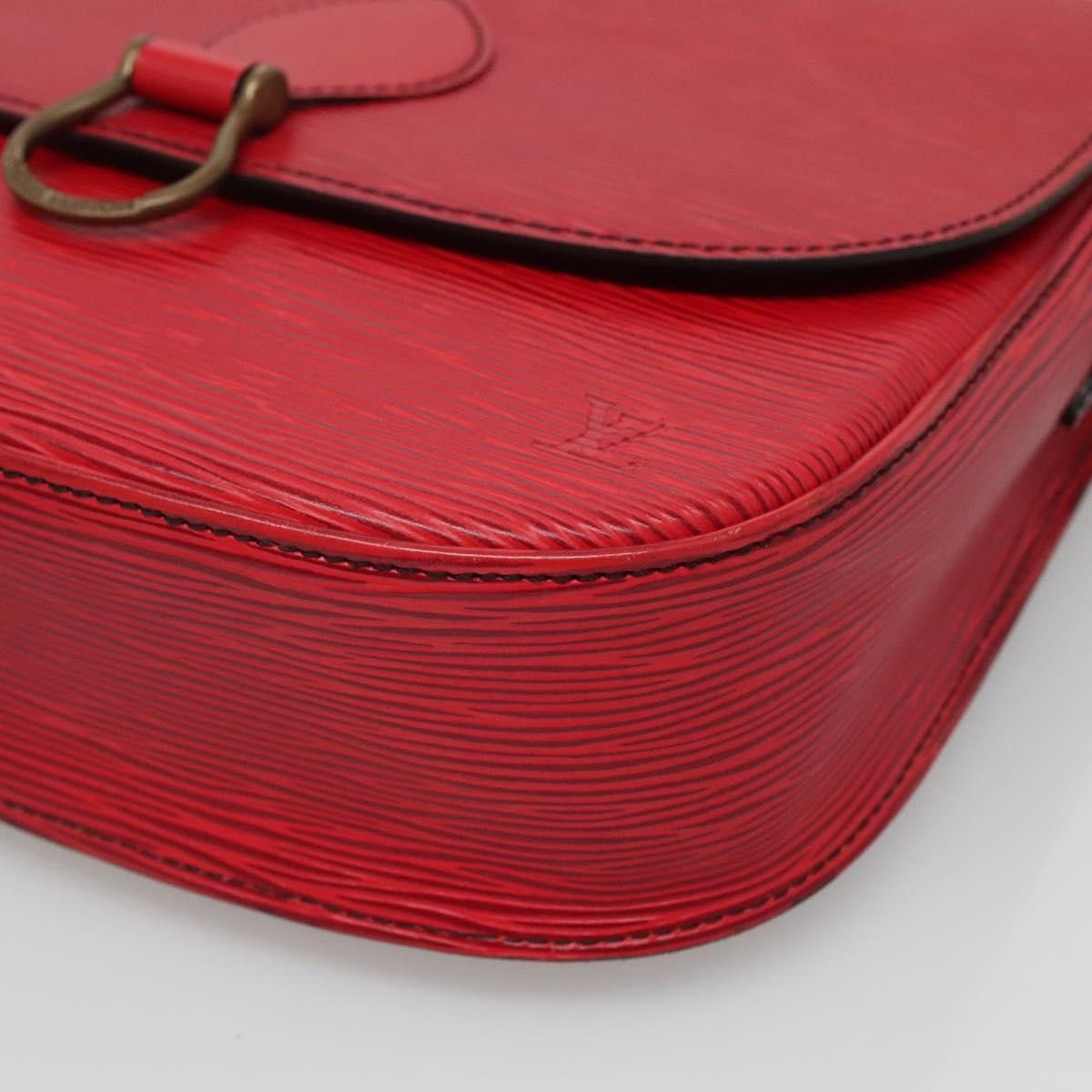 Louis Vuitton LOUIS VUITTON Epi Saint Cloud GM Shoulder Bag Red M52197 Size ONE SIZE - 15 Thumbnail