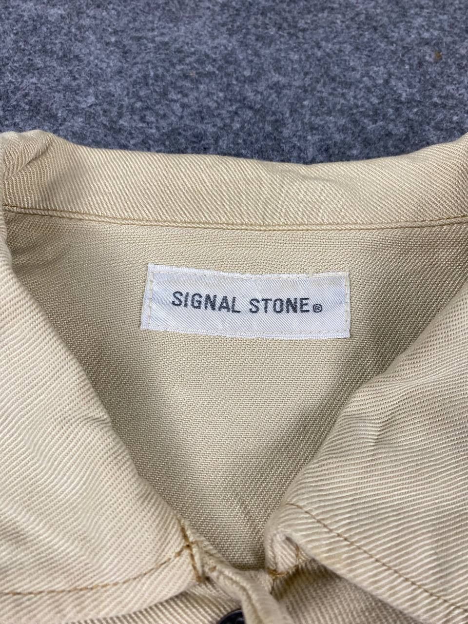Japanese Brand signal stone japanese brand soft denim jacket Size US M / EU 48-50 / 2 - 7 Thumbnail