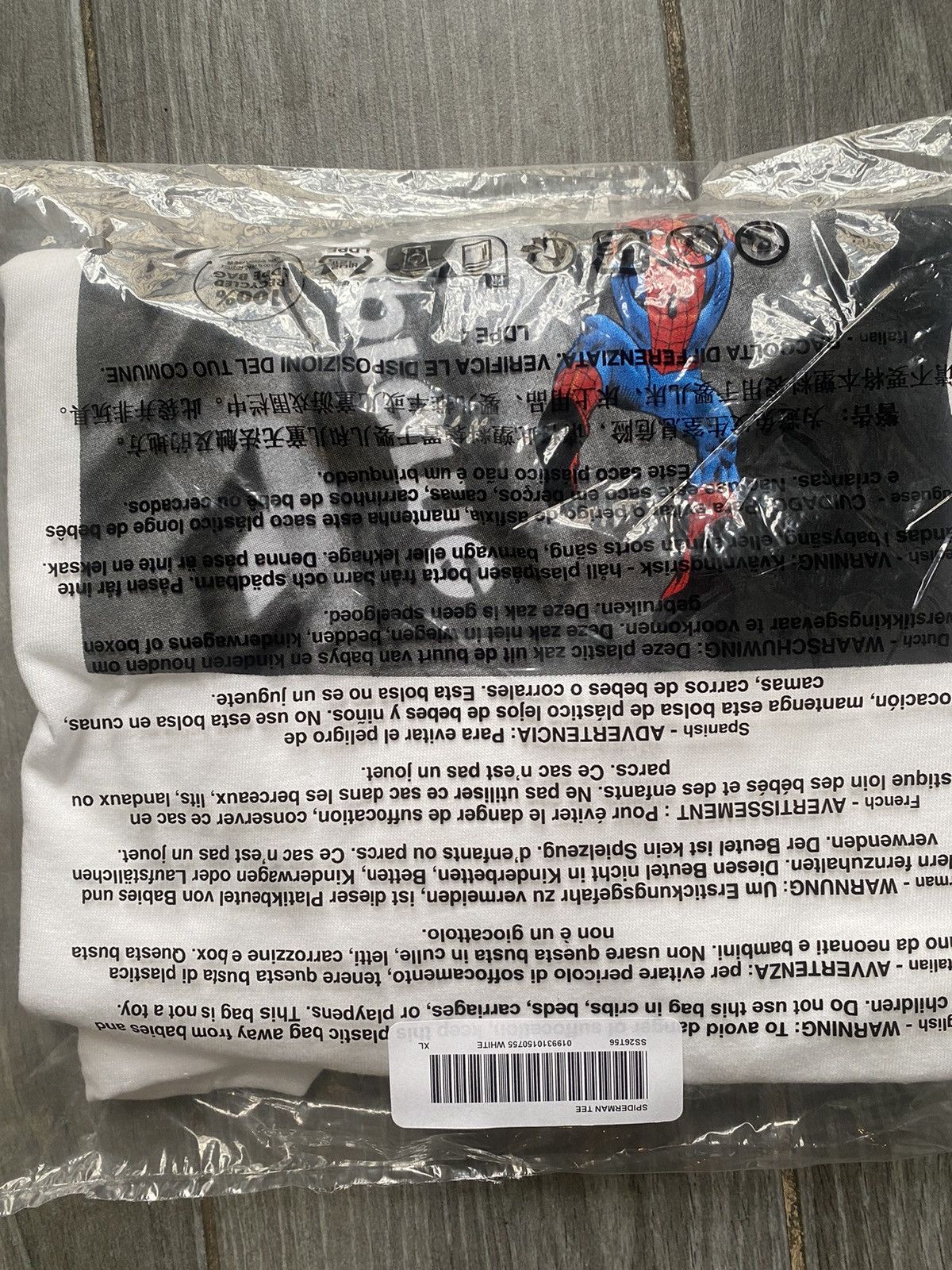 Supreme Supreme Spider-Man Tee XL Size US XL / EU 56 / 4 - 1 Thumbnail