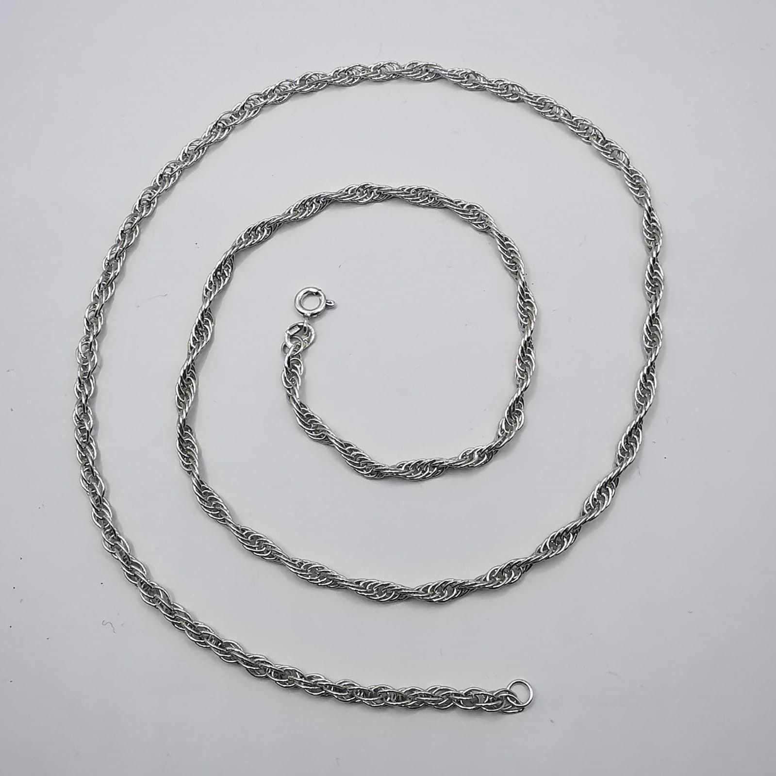 Sterling Silver Vintage Graceful Chain, Jewelry , 925 Sterling Silver 10,58g Size ONE SIZE - 2 Thumbnail