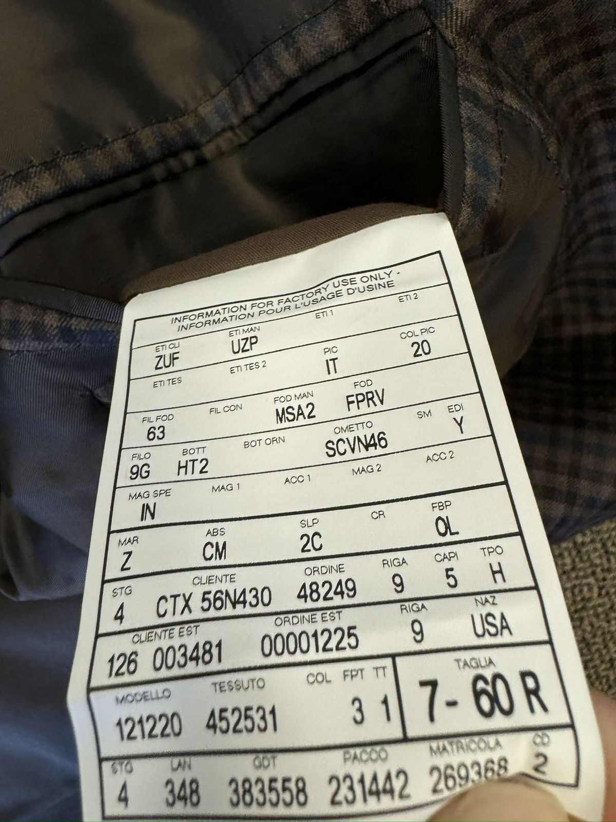 Ermenegildo Zegna Ermenegildo Zegna Made in Italy Trofeo Wool Jacket 50R $3590 Size 50R - 11 Thumbnail