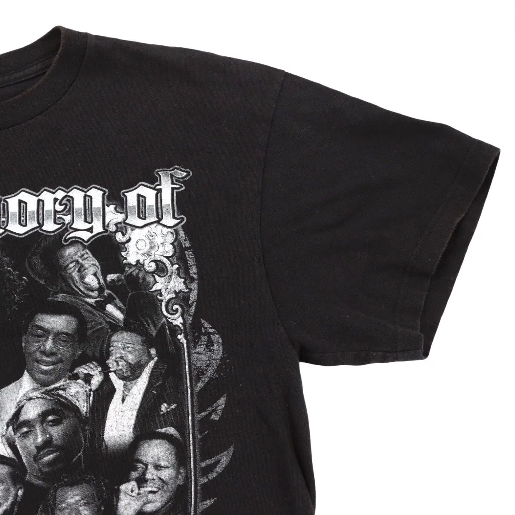 Vintage In memory Of Gone But Not Forgotten Tupac Whitney Rick James T-Shirt Large Black Mens Size L Size US L / EU 52-54 / 3 - 4 Thumbnail