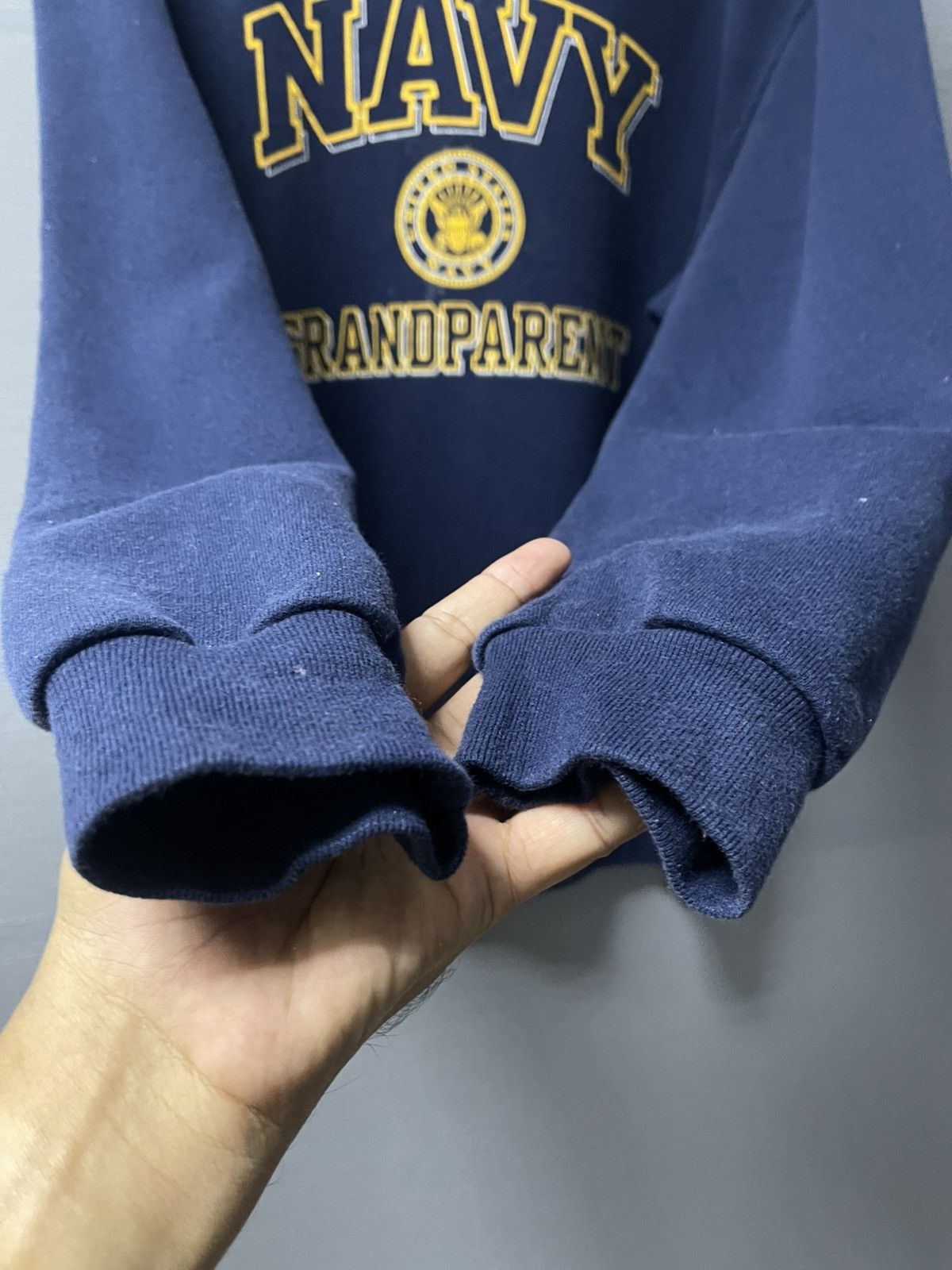 Vintage Vintage 90’s Navy Grandparent Sweater Size US XL / EU 56 / 4 - 5 Thumbnail