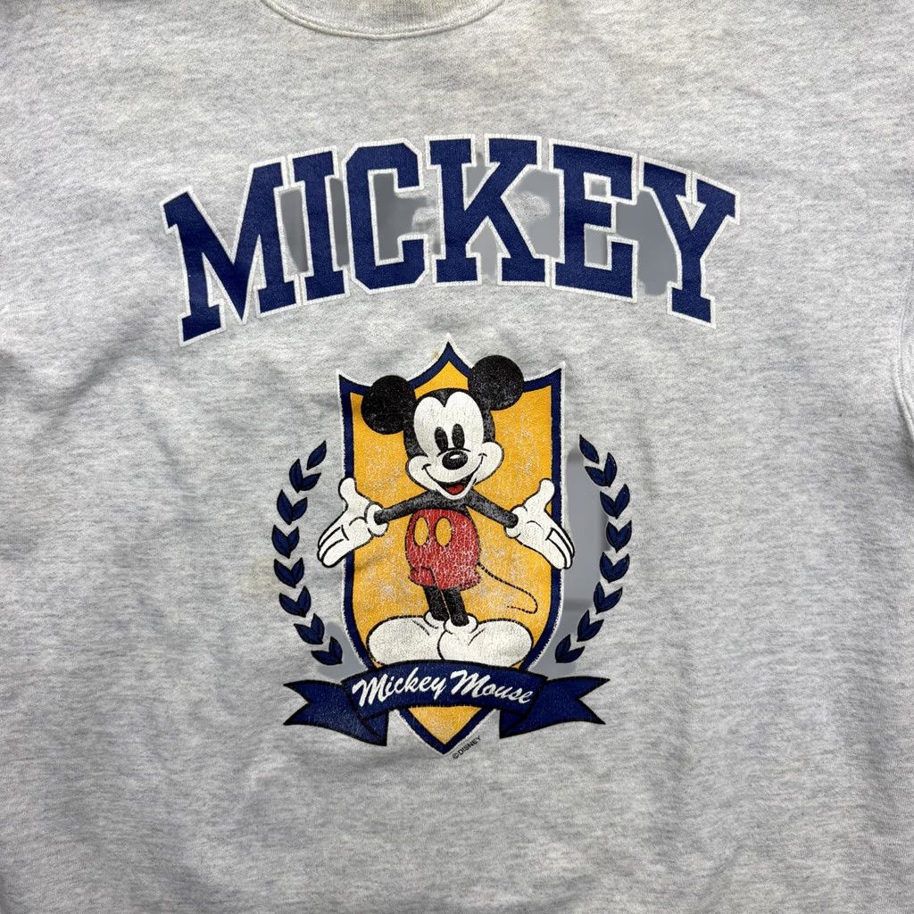 Hanes VINTAGE Hanes Mickey Mouse Sweatshirt Mens XL Gray Graphic Fleece USA Size US XL / EU 56 / 4 - 1 Thumbnail