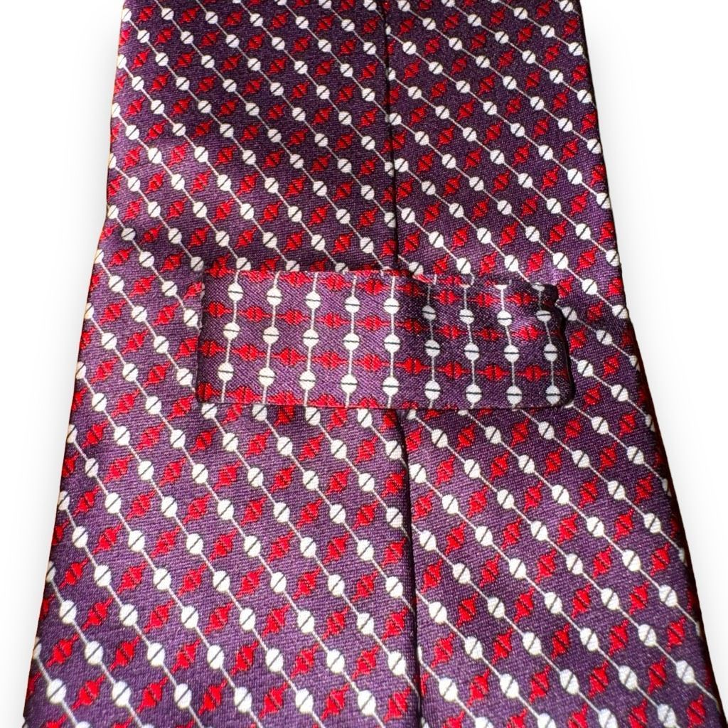 Other Ventura Handmade in USA 100% Silk Purple Tie Size ONE SIZE - 3 Thumbnail