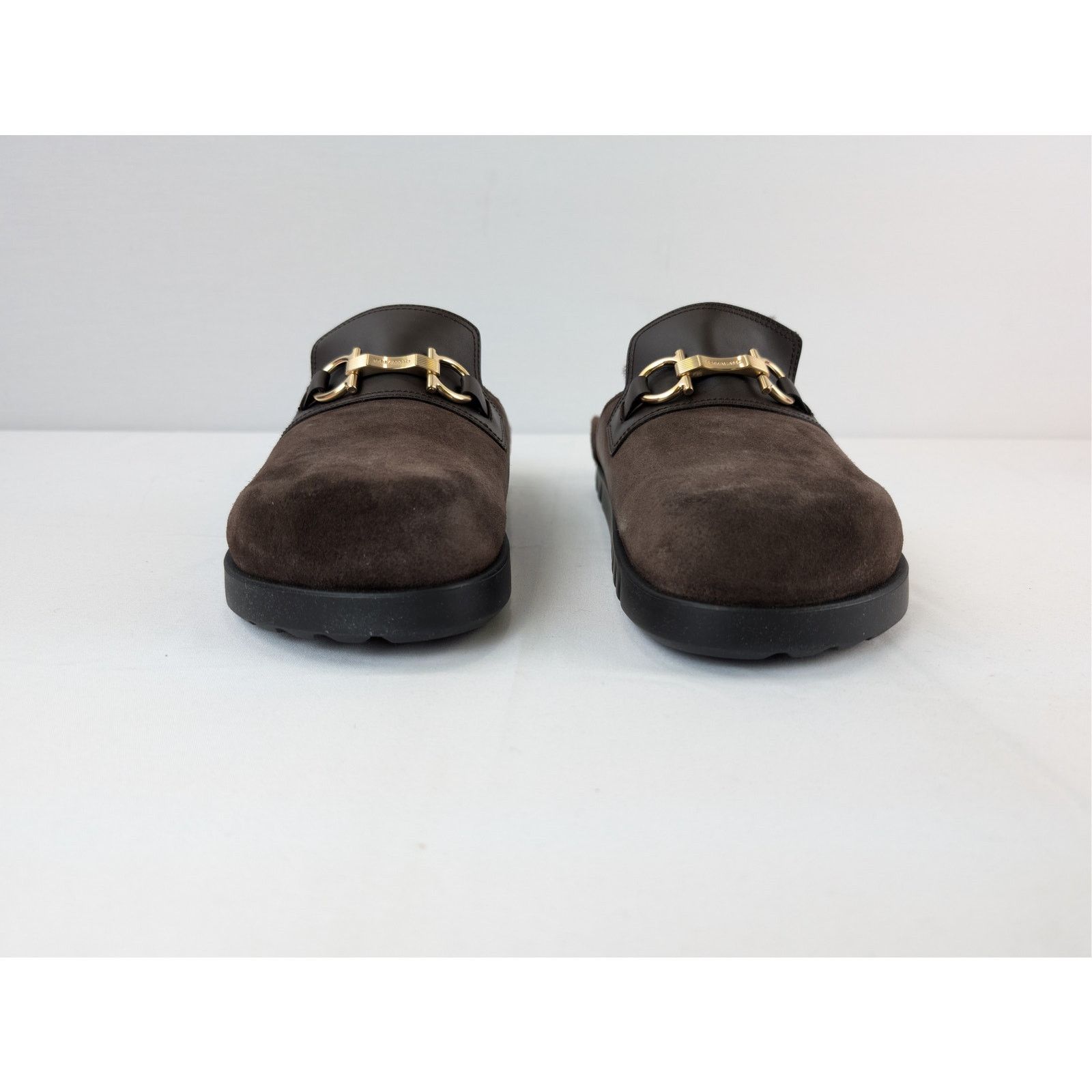 Salvatore Ferragamo o1rshd1 T. Moro 23 Calf Mules in Brown Size US 8 / EU 41 - 8 Thumbnail
