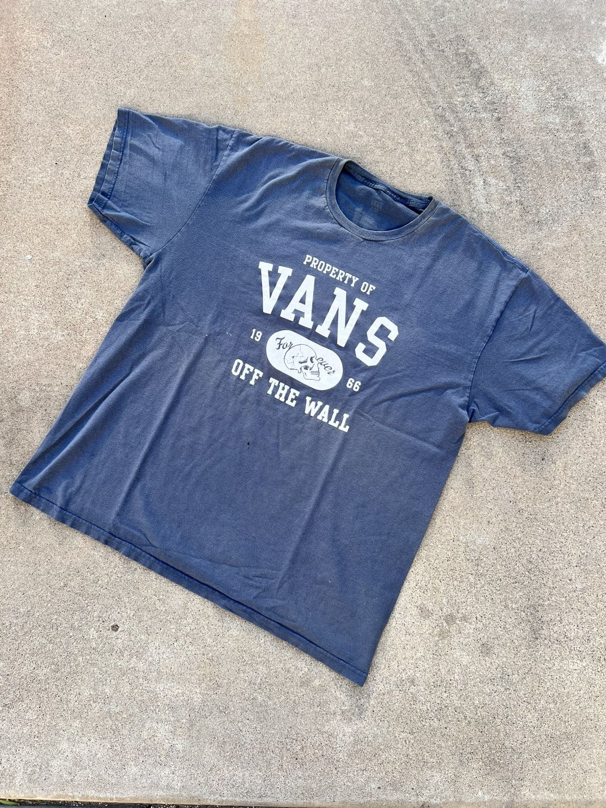 Vans × Vintage Vintage navy vans t shirt Size US XL / EU 56 / 4 - 1 Thumbnail