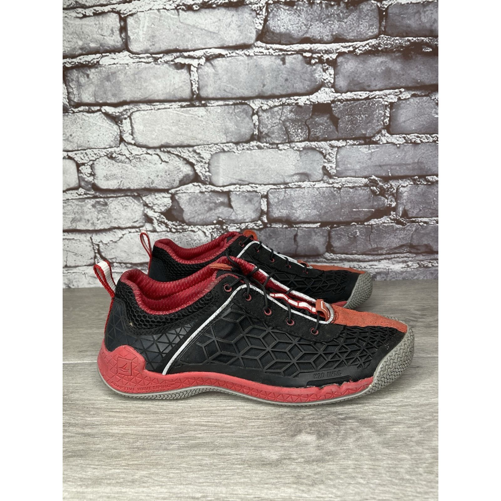 Sperry Sperry Top-Sider Searacer Plus GripX3 Black Red Synthetic Sh Size US 8 / IT 38 - 16 Thumbnail