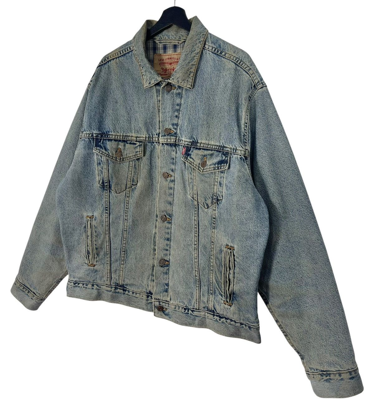 Levi's Vintage Clothing Vintage Levi’s Made in USA Plaid Lined Denim Jacket Size US M / EU 48-50 / 2 - 4 Thumbnail