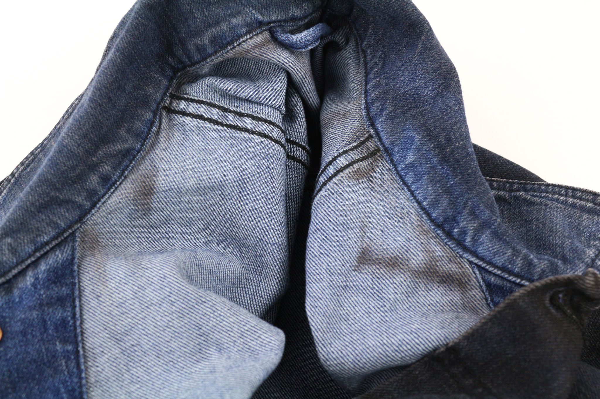 Nudie Jeans PERRY S Denim Black On Blue Buttoned Logo Jacket 80748 Size US S / EU 44-46 / 1 - 8 Thumbnail