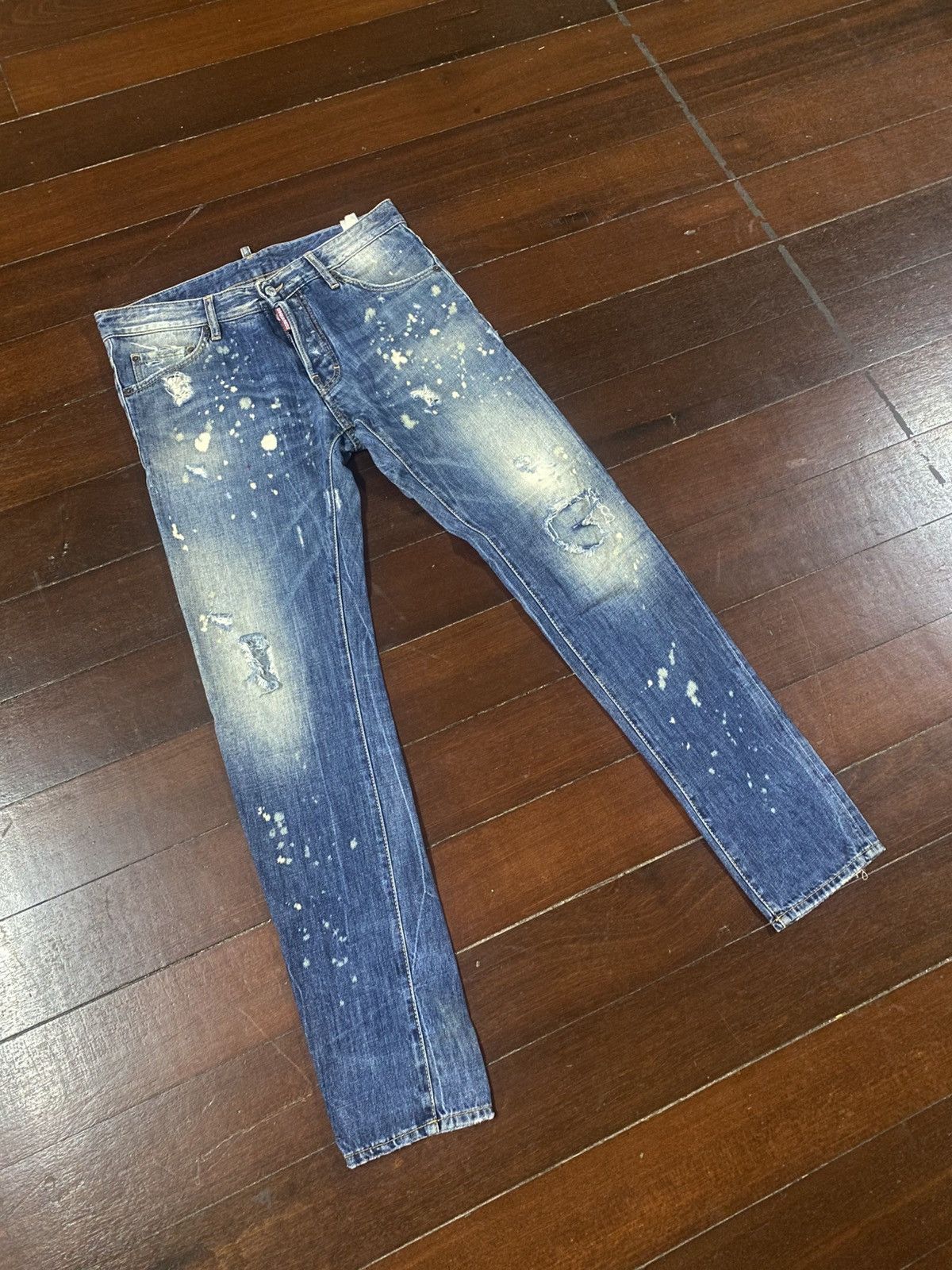 Dsquared2 Rare DSquared2 Jeans distressed splatted Size US 34 / EU 50 - 2 Thumbnail