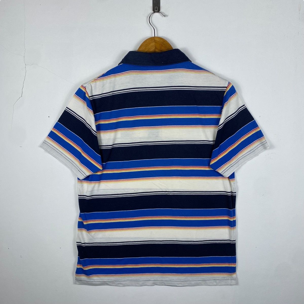 Vintage Vintage 00's PIPELINE Surf Striped Polo Shirt Large Size Size US L / EU 52-54 / 3 - 4 Thumbnail