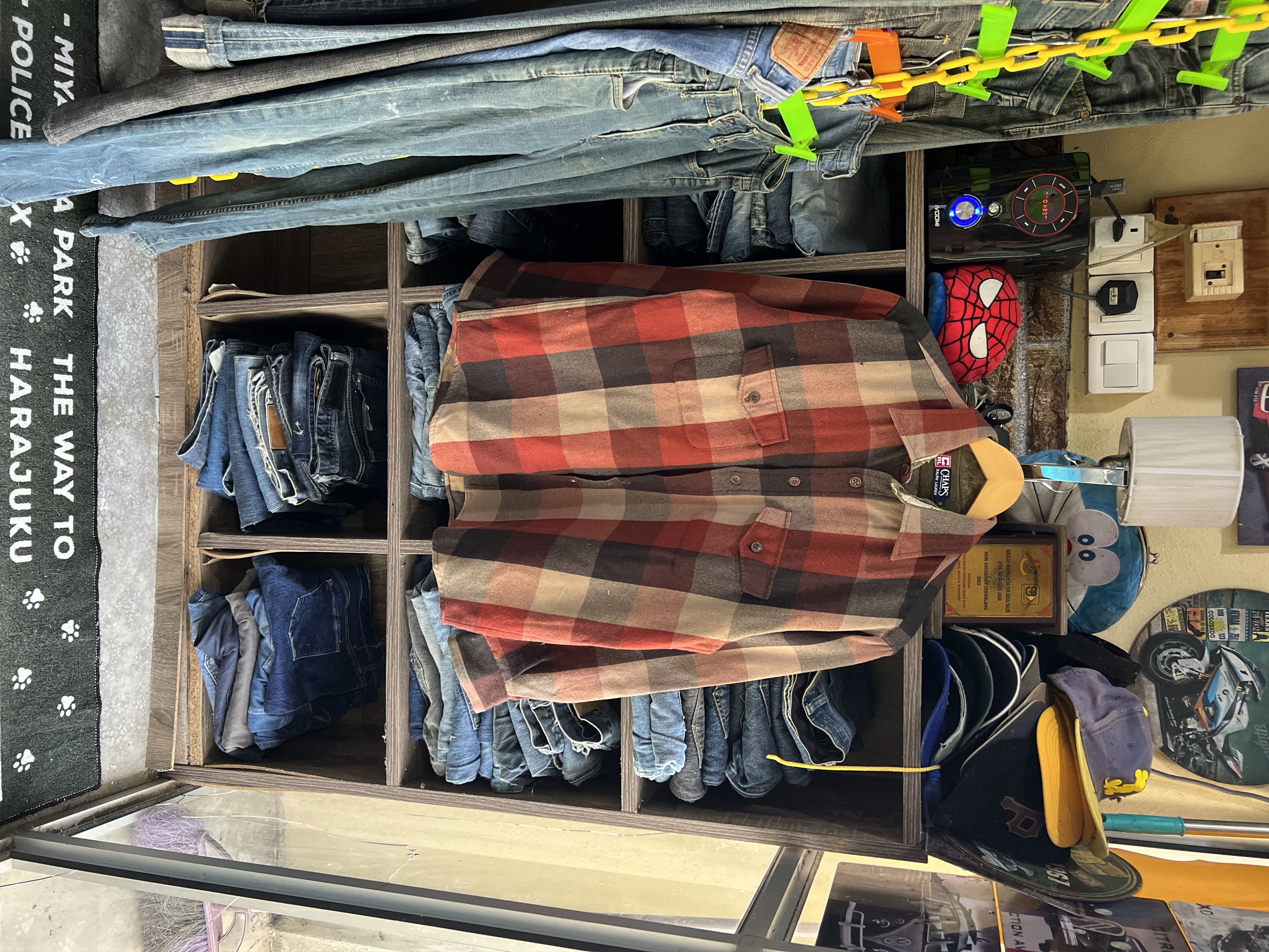 Chaps Ralph Lauren 🔥Vintage Distressed Chaps Ralph Lauren Flannel Size US M / EU 48-50 / 2 - 17 Thumbnail