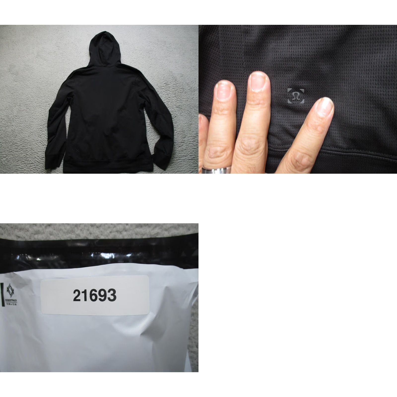 Lululemon Lululemon Hoodie Mens XS Black Lightweight Pullover Zip Pockets Training Top Size US XS / EU 42 / 0 - 9 Thumbnail