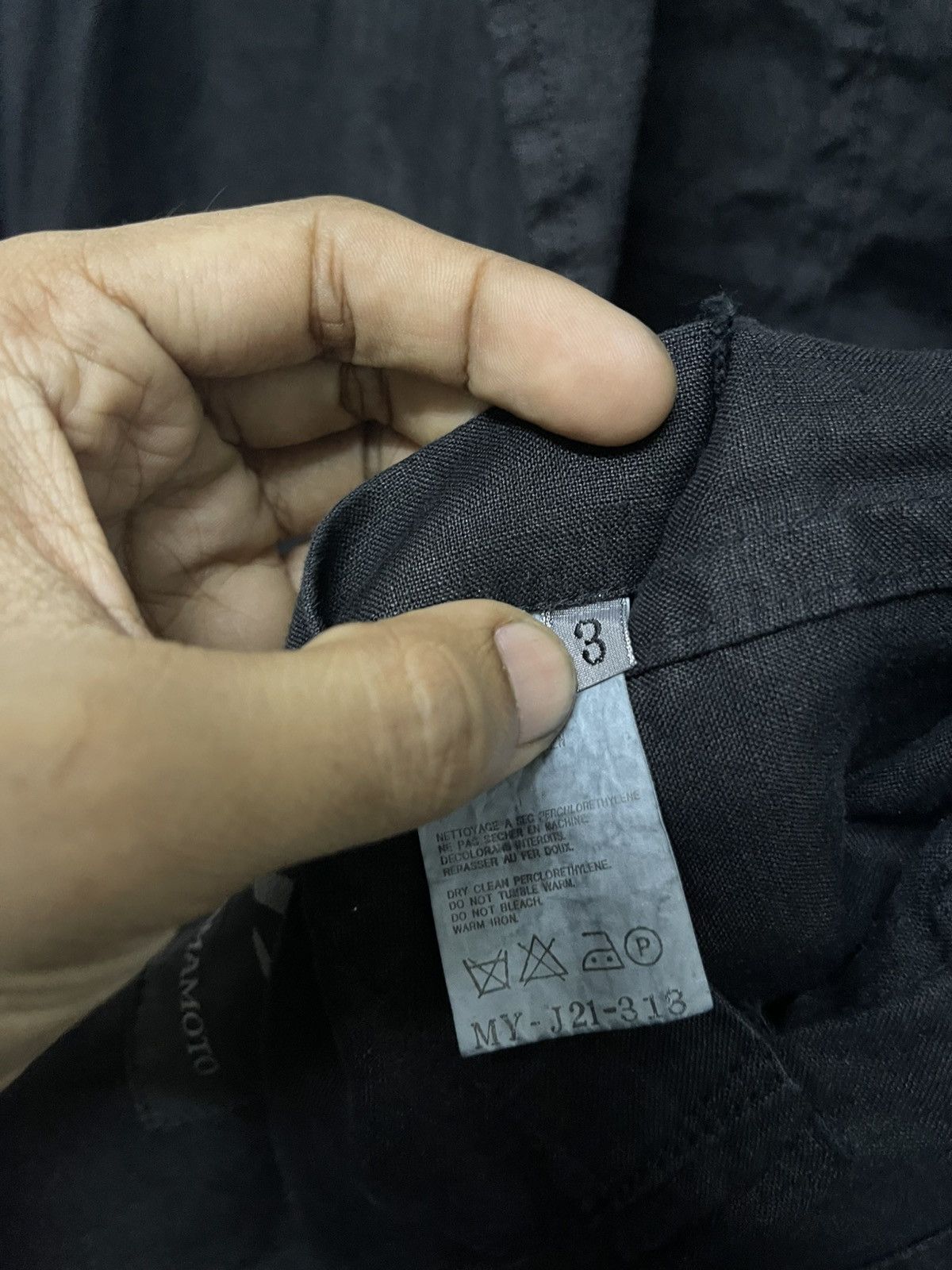 Yohji Yamamoto 80s YOHJI YAMAMOTO LINEN BLAZZER JACKET RARE Size L / US 10 / IT 46 - 15 Thumbnail