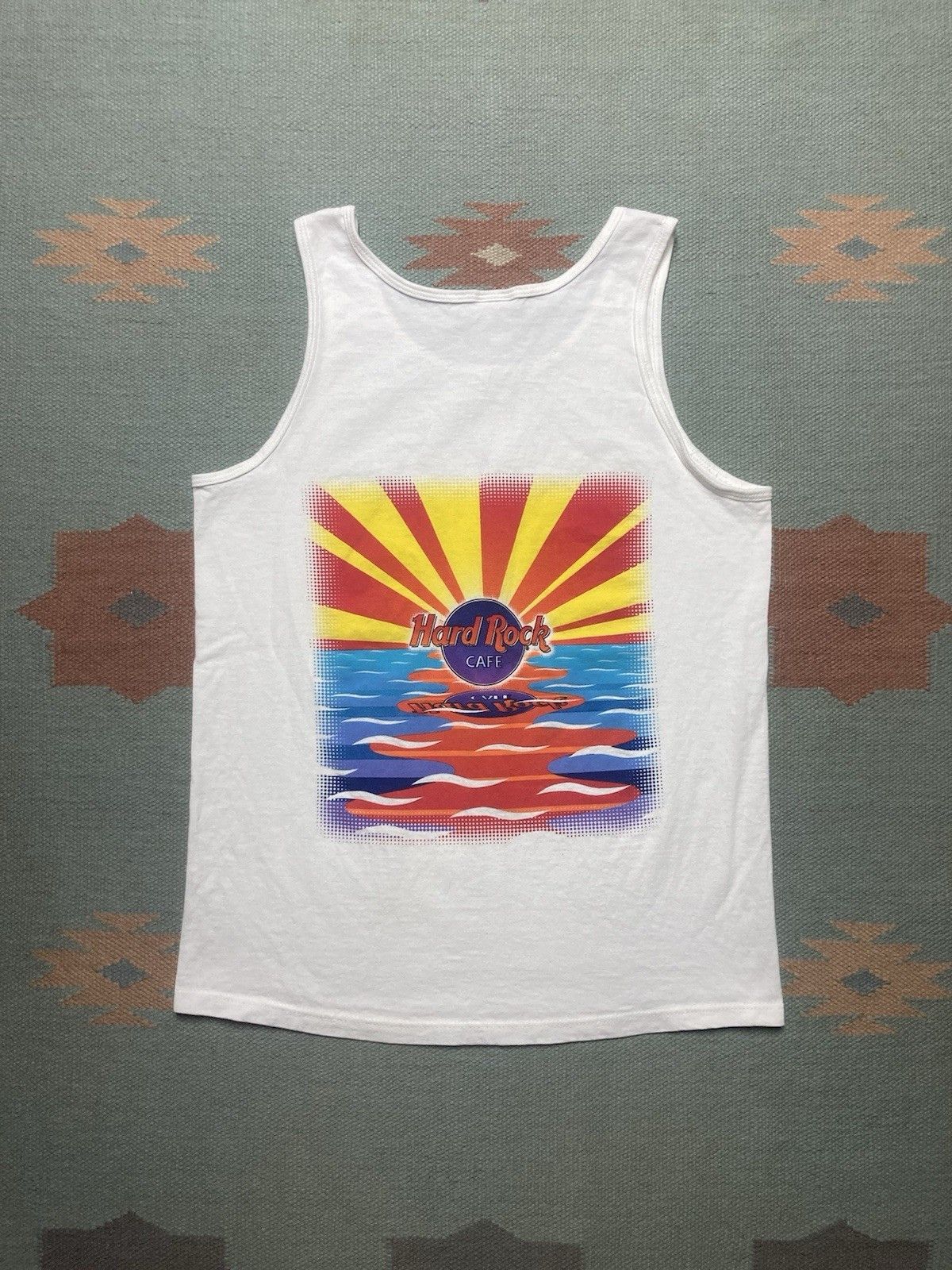 Hard Rock Cafe × Vintage Vtg tank top shirt Hard Rock Cafe Nashville sun beach small Size US S / EU 44-46 / 1 - 1 Thumbnail