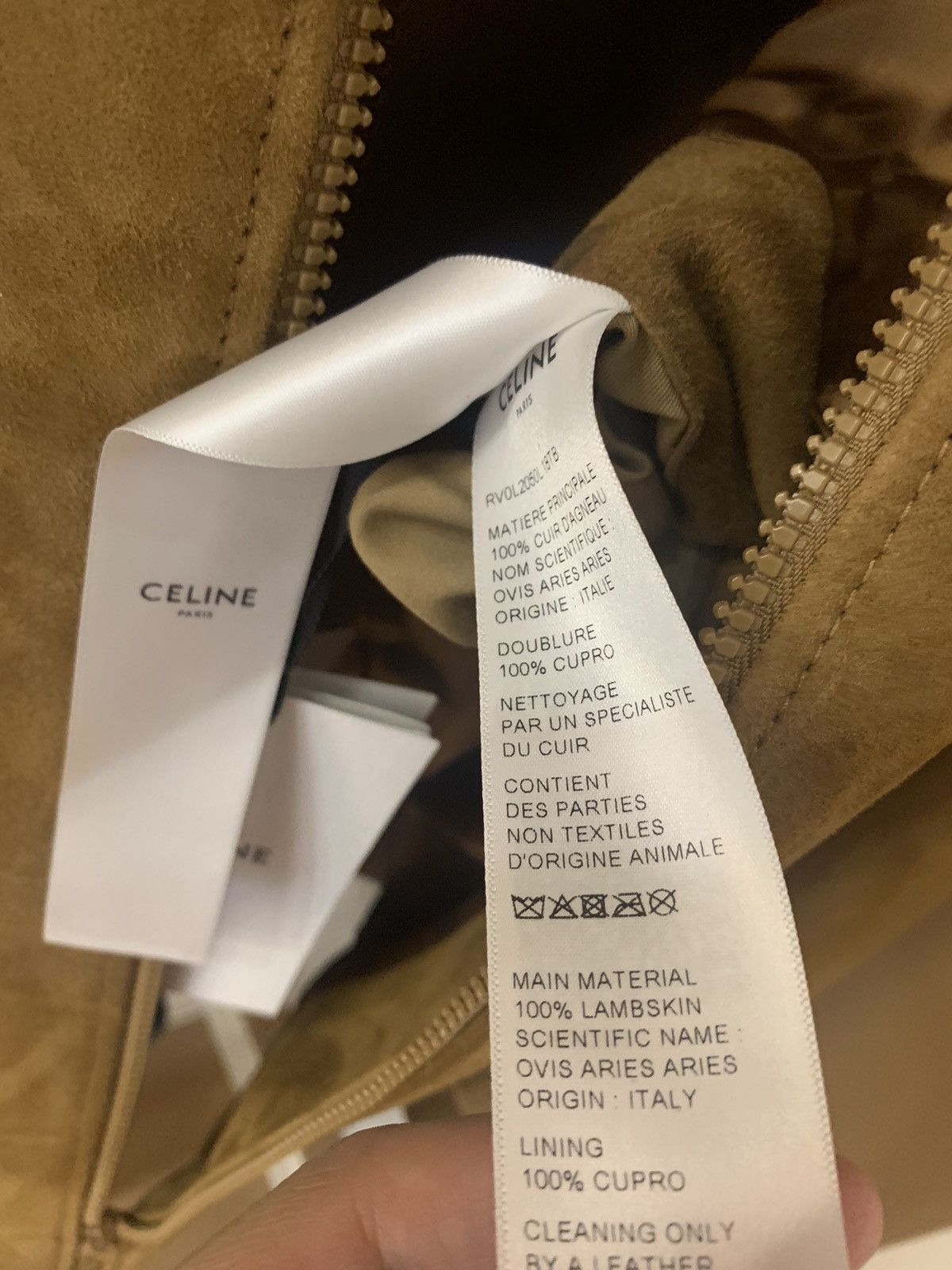 Celine Celine 2025SS Brown Suede bomber jacket Size US M / EU 48-50 / 2 - 5 Thumbnail