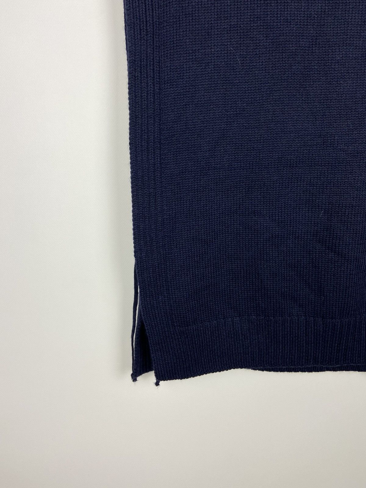 Designer × Fabiana Filippi Fabiana Filippi Sleeveless Roll-Neck Vest Blue Women’s Wool Size L / US 10 / IT 46 - 17 Thumbnail