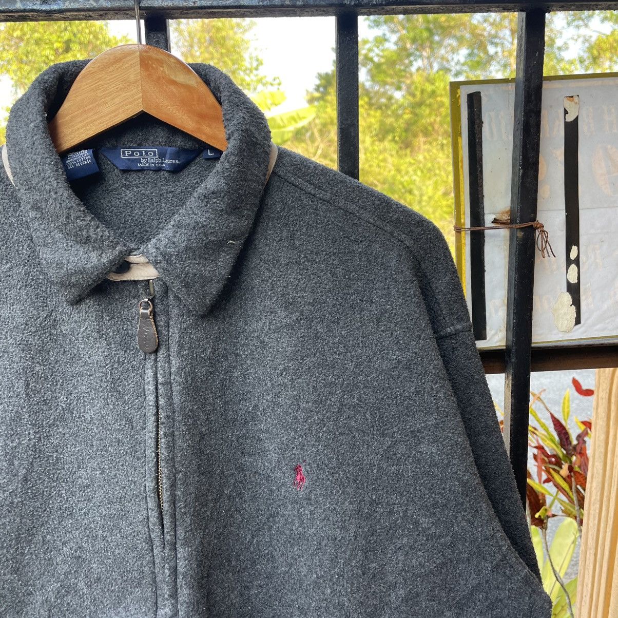 Polo Ralph Lauren 🔥Vintage 90s Polo Ralph Lauren Full Zipper Fleece Jacket Size US L / EU 52-54 / 3 - 6 Thumbnail