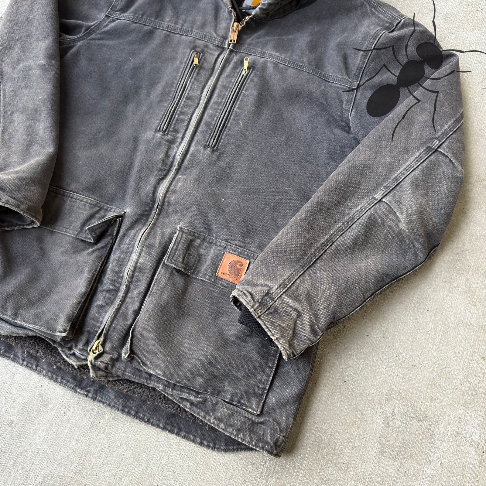 Carhartt × Vintage Carhartt C95 black chore work wear jacket Size US M / EU 48-50 / 2 - 4 Thumbnail