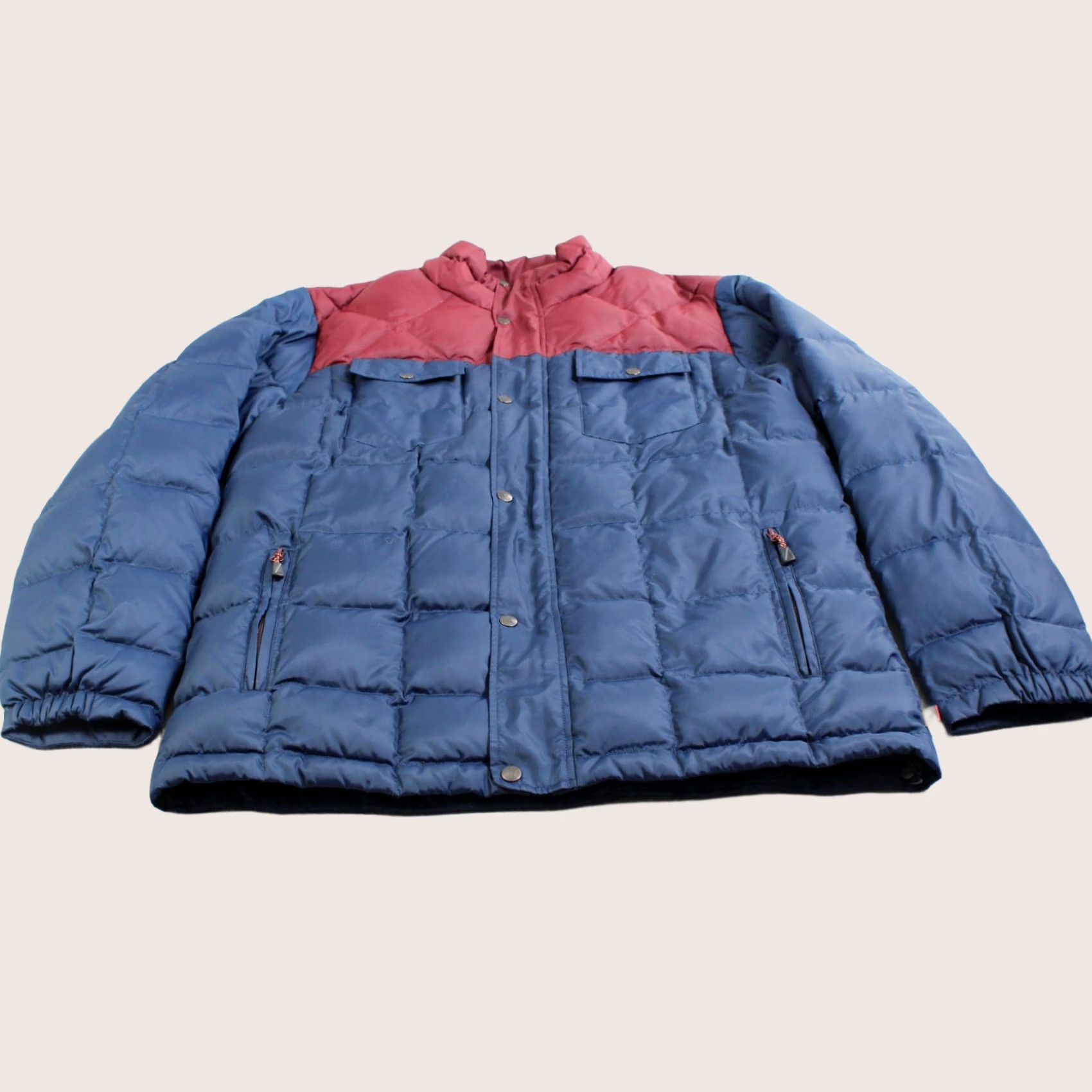 Quiksilver Quiksilver Puffer Jacket Men XL Blue Quilted Full Zip Colorblock Down Coat Y2K Size US XL / EU 56 / 4 - 1 Thumbnail