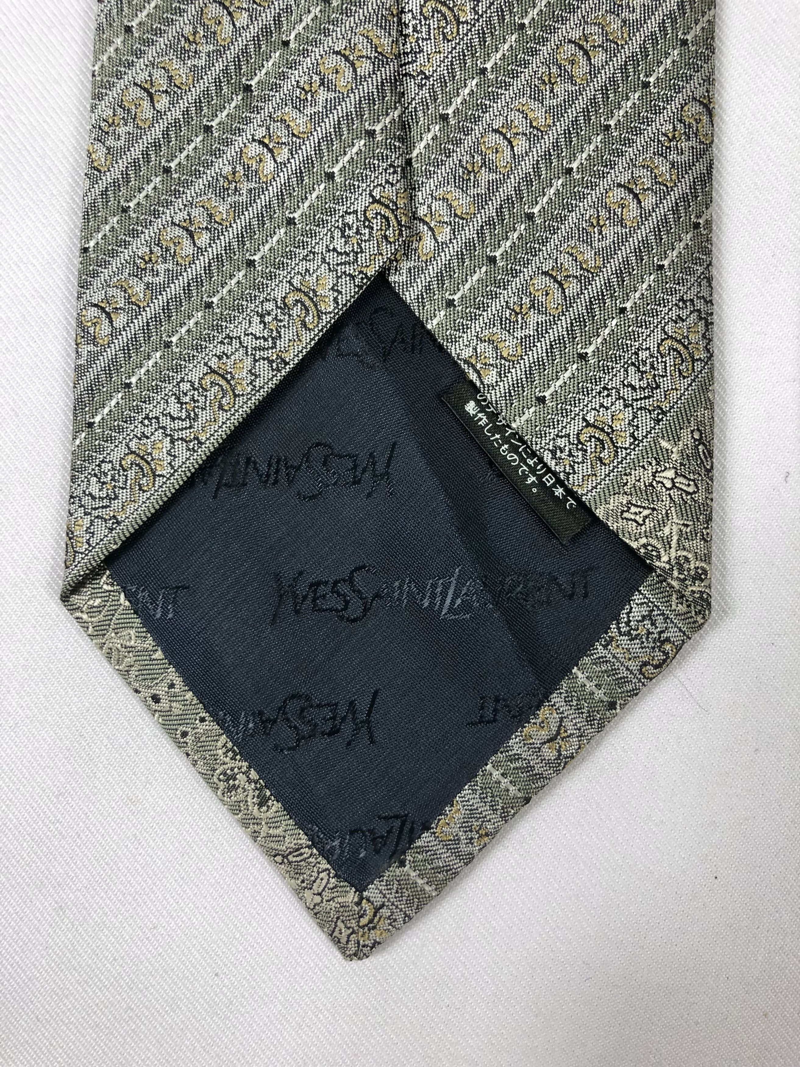 Yves Saint Laurent Rare Vintage Yves Saint Laurent YSL Silk Tie Size ONE SIZE - 6 Thumbnail