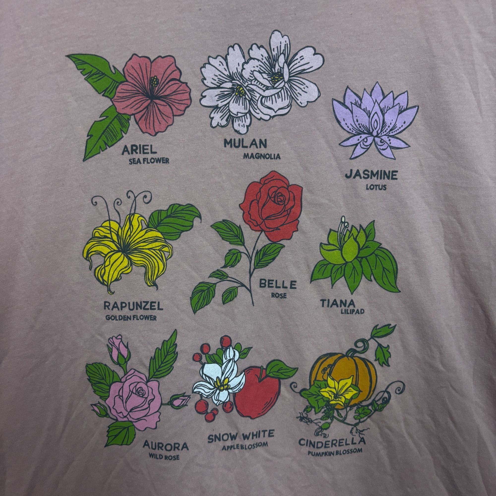 Disney Disney Princess Flower women’s plus size T-shirt 5 Size US S / EU 44-46 / 1 - 2 Thumbnail