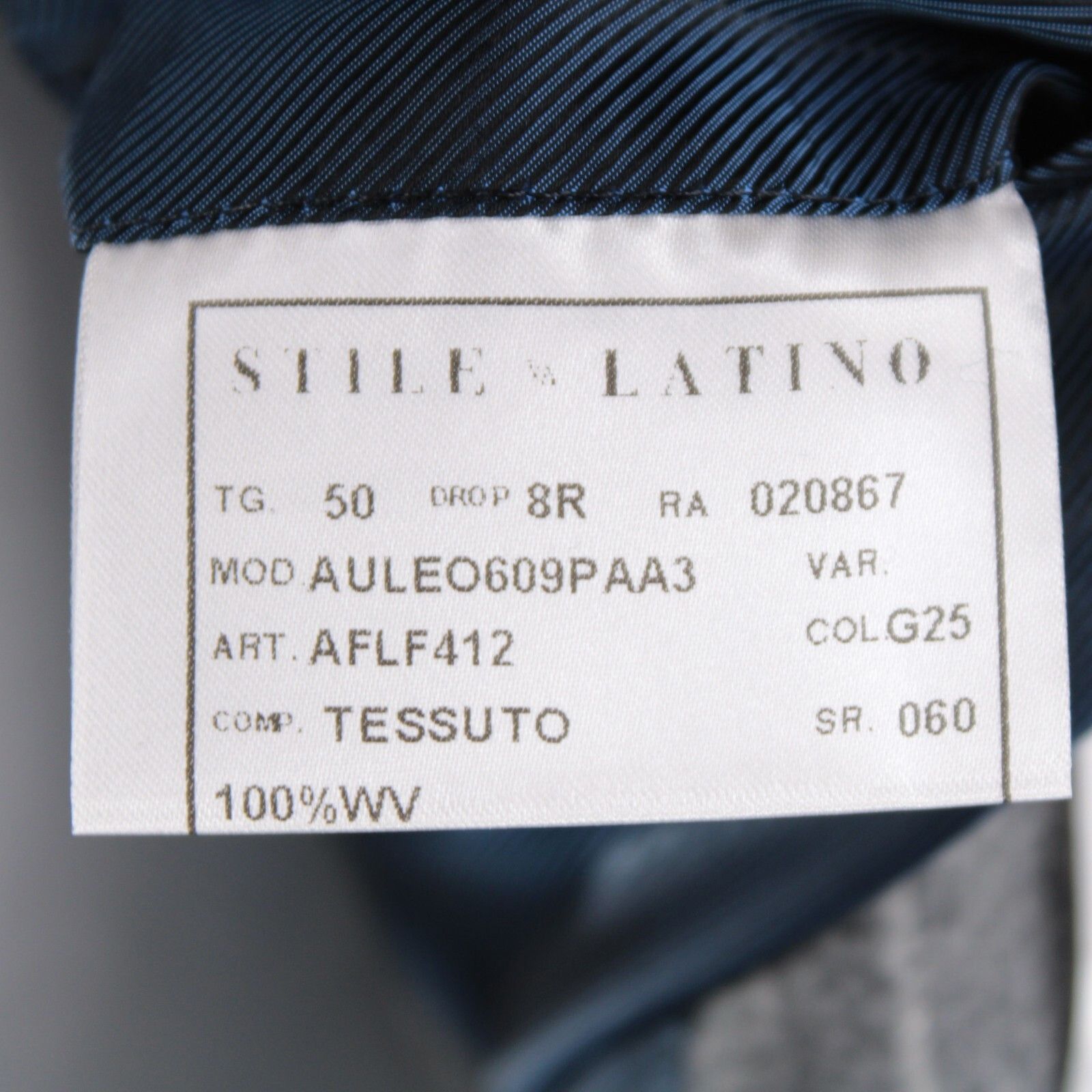 Stile Latino Suit Size US 40 Regular in Gray