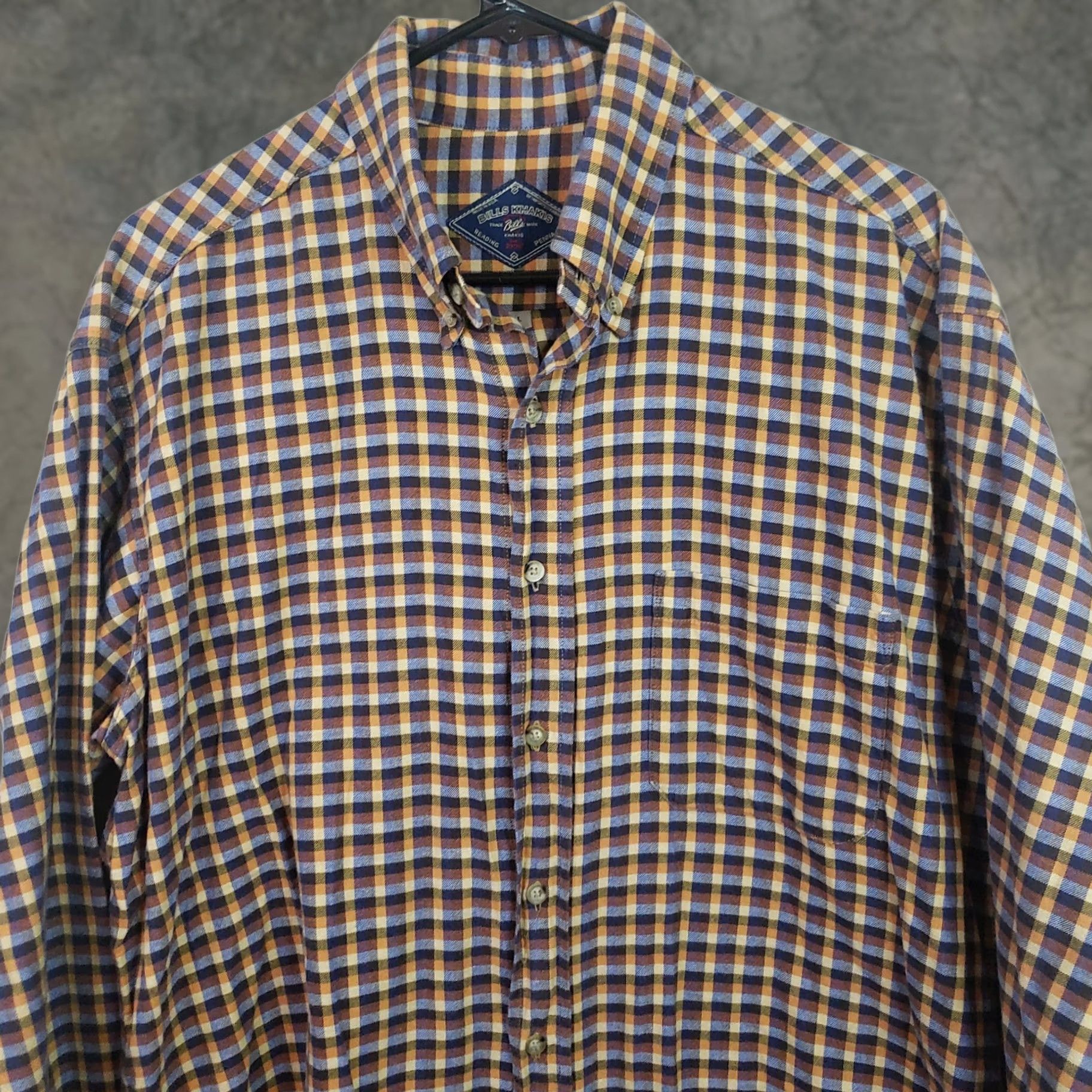Bills Khakis Bill Khakis Men's Button-Up Shirt Long Sleeve Plaid Multicolor USA Made Flannel L Size US L / EU 52-54 / 3 - 1 Thumbnail