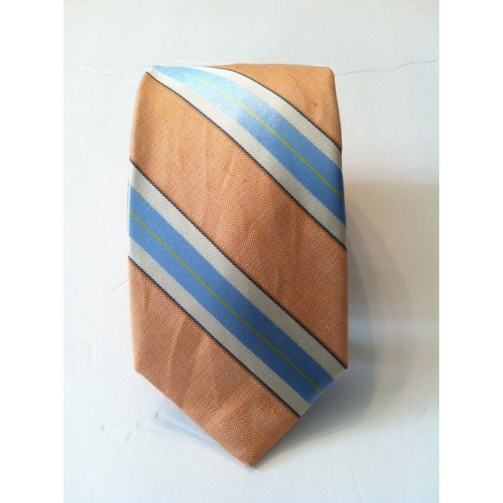 Nordstrom NORDSTROM MENS NEW 40%COTTON 31%SILK 29%LINEN TIE 3 1/4" Size ONE SIZE - 2 Thumbnail