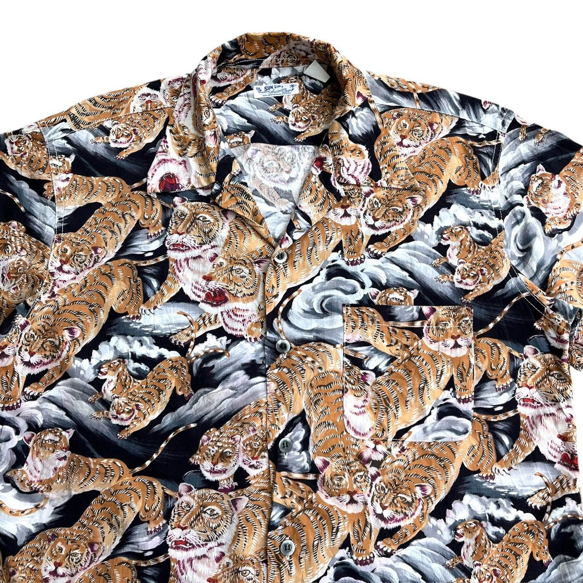 Sun Surf Sun Surf Tiger Toyo Enterprise Open Collar Hawaiian Shirt Size US L / EU 52-54 / 3 - 2 Thumbnail