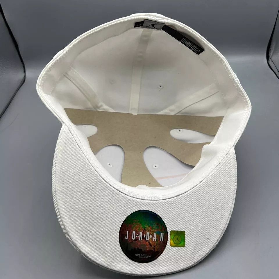 Jordan Brand Air Jordan Hat Men 8 White Jumpman Fitted Cap New Size ONE SIZE - 5 Thumbnail