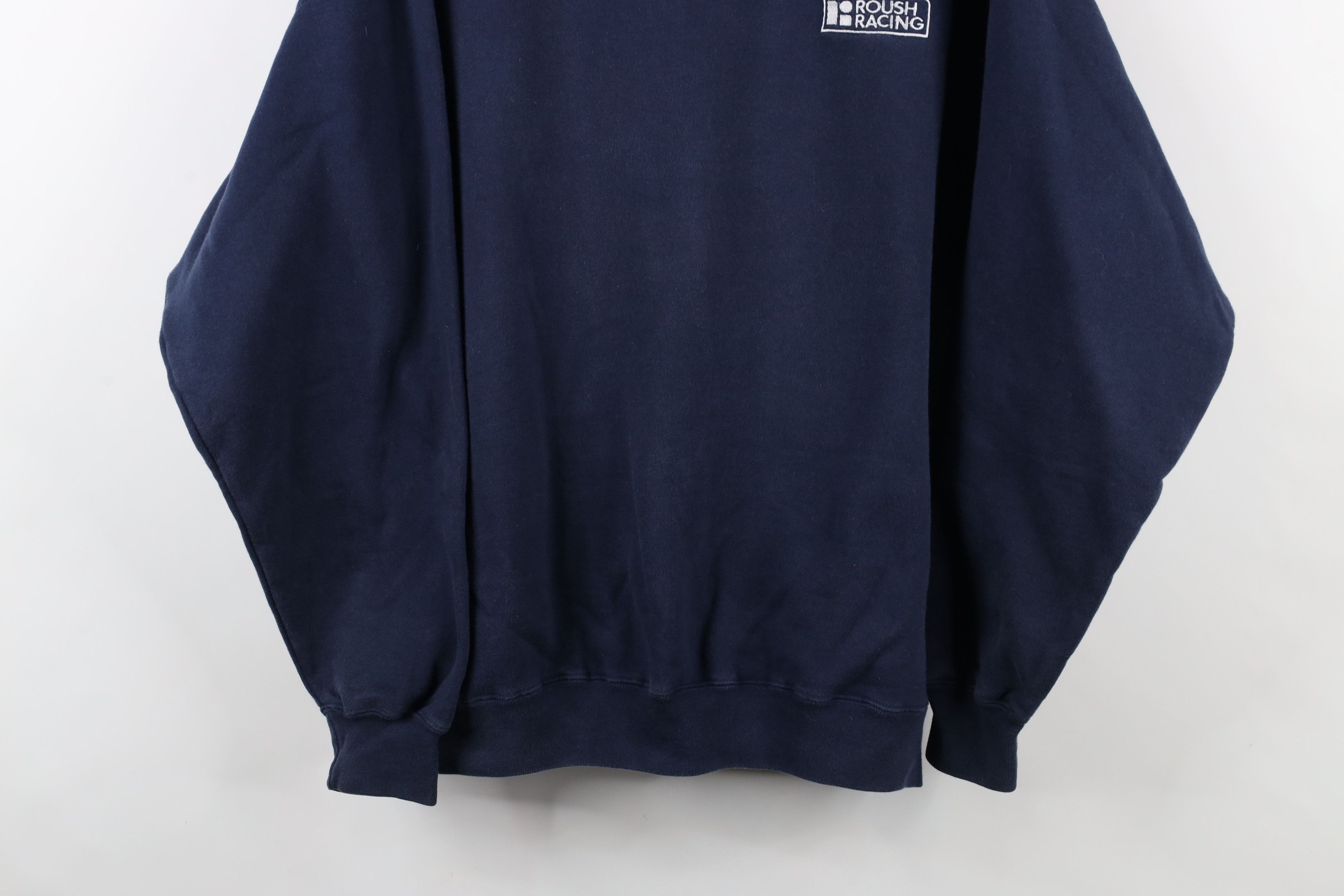 Vintage Vintage 90s Spell Out Roush Racing Crewneck Sweatshirt Size US L / EU 52-54 / 3 - 3 Thumbnail