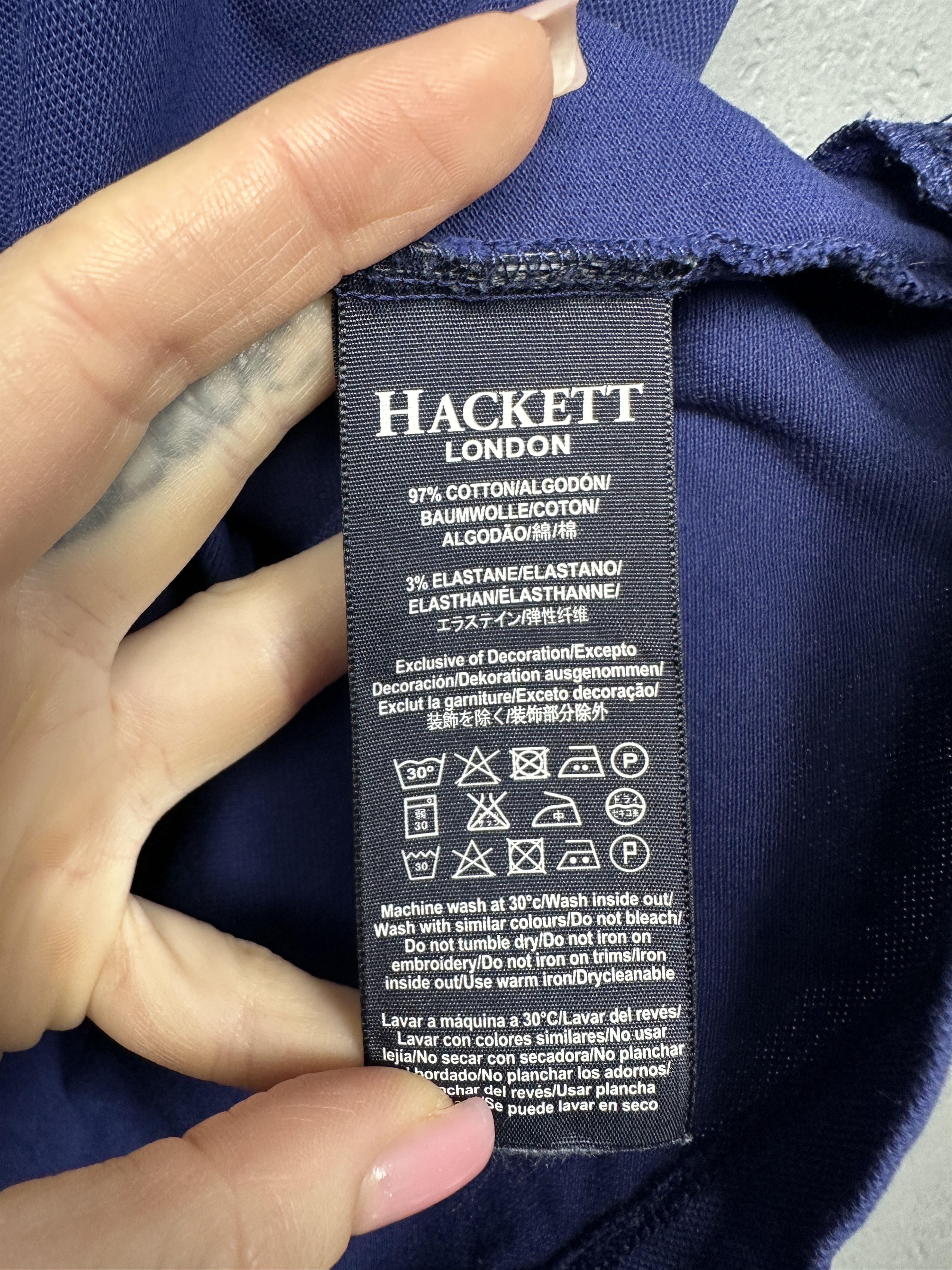 Hackett Aston Martin by Hackett Mens Polo Shirt Size US L / EU 52-54 / 3 - 7 Thumbnail