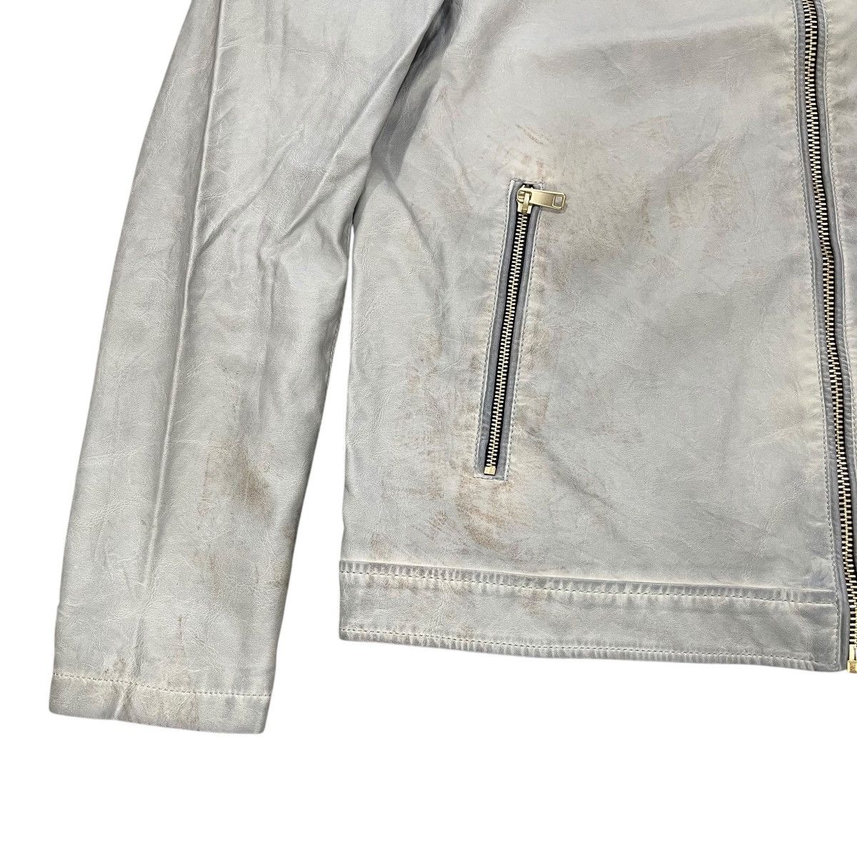 Zara Zara Man Cafe Racer Motorcycle Riding Bikers Zipper Jacket Size US XL / EU 56 / 4 - 6 Thumbnail