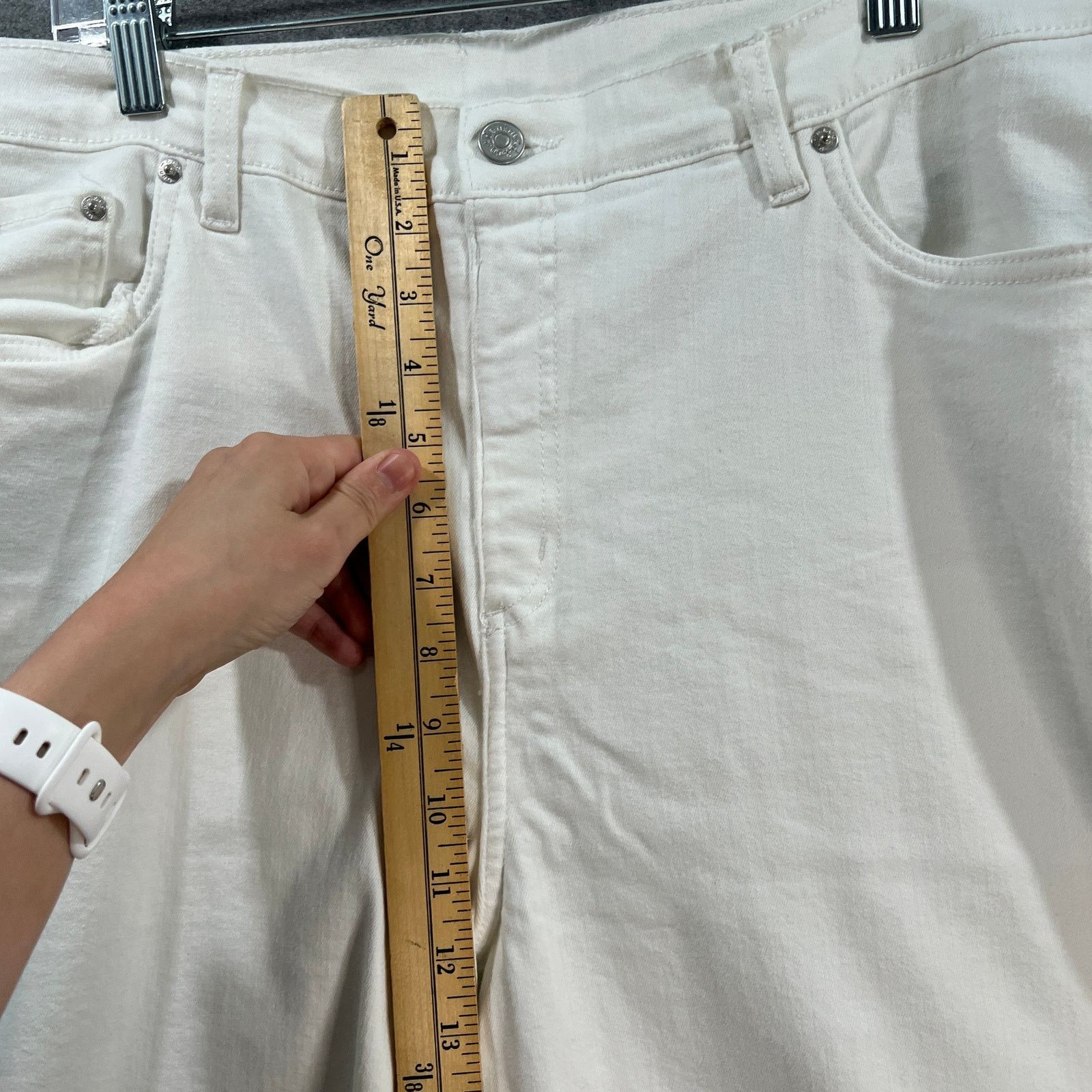 Other Denim & Co. Easy Stretch Denim Cropped Wide Leg Jeans Size 42" / US 20 - 9 Thumbnail