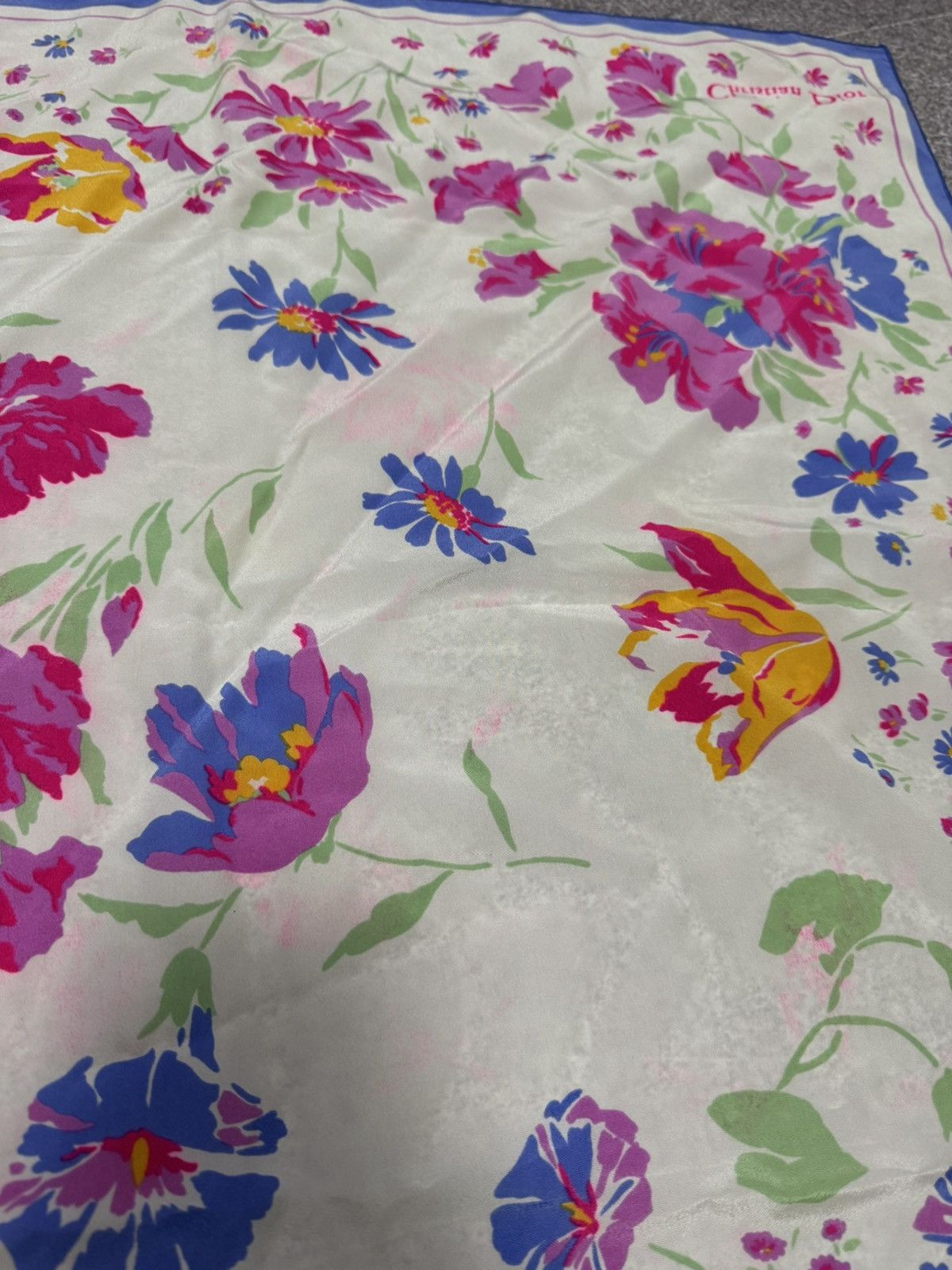 Christian Dior Monsieur Handkerchief Christian Dior Vintage Silk Made in France Size ONE SIZE - 7 Thumbnail