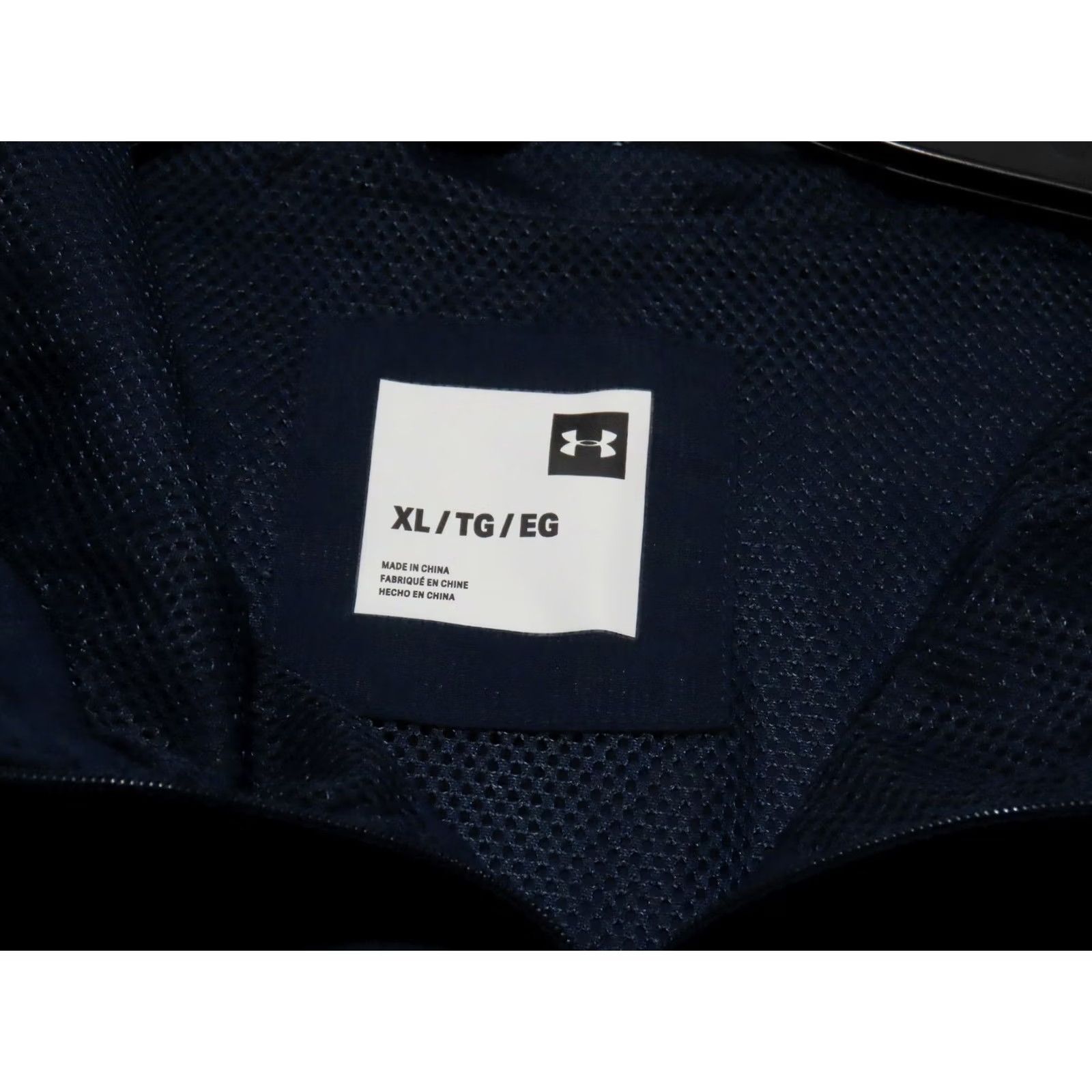 Under Armour Under Armour Windbreaker Jacket Hooded Blue White Sportstyle Men's XL Regular Size Size US XL / EU 56 / 4 - 4 Thumbnail