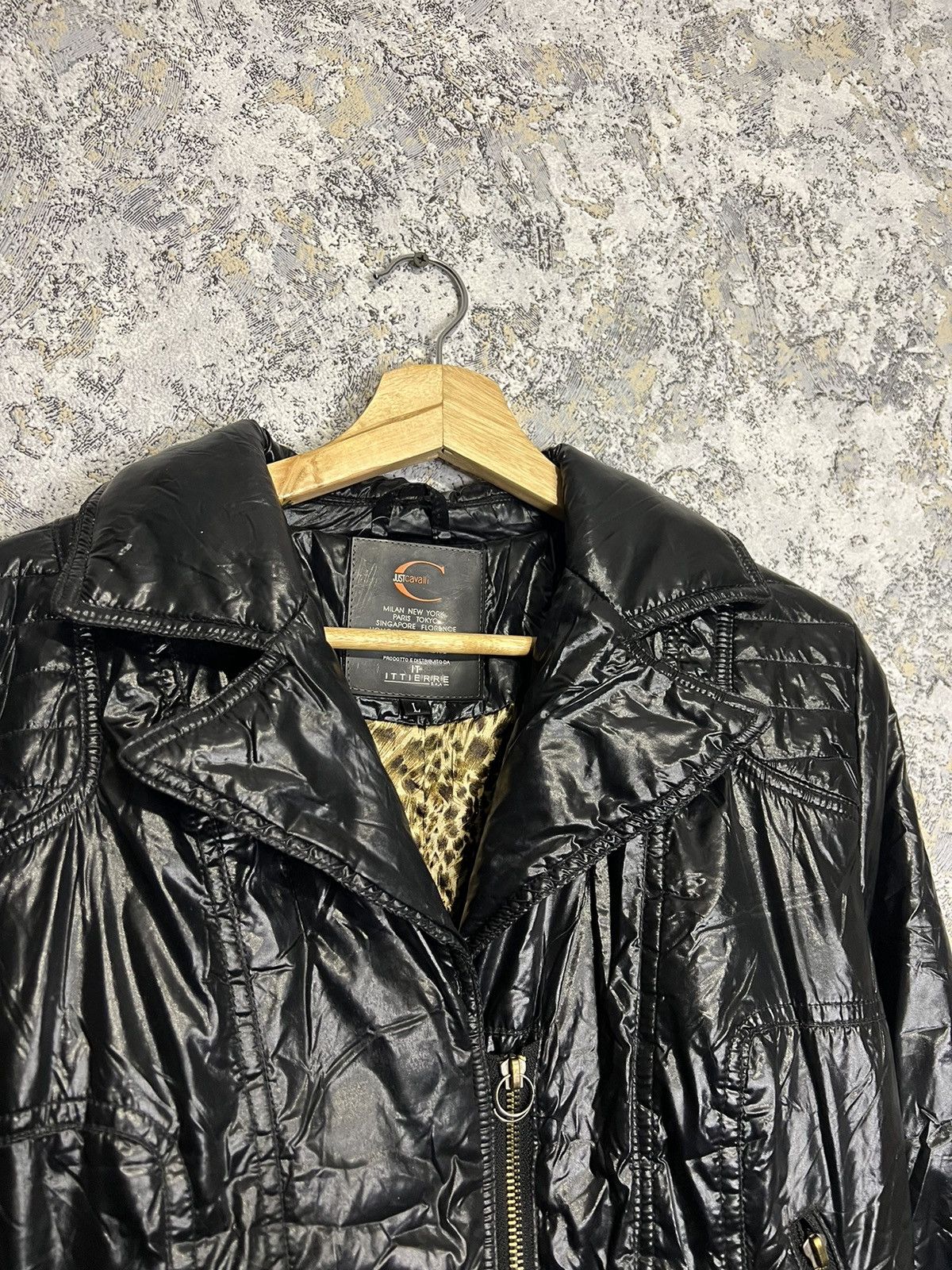 Just Cavalli × Vintage Just Cavalli Light Padded Jacket Size L / US 10 / IT 46 - 4 Thumbnail