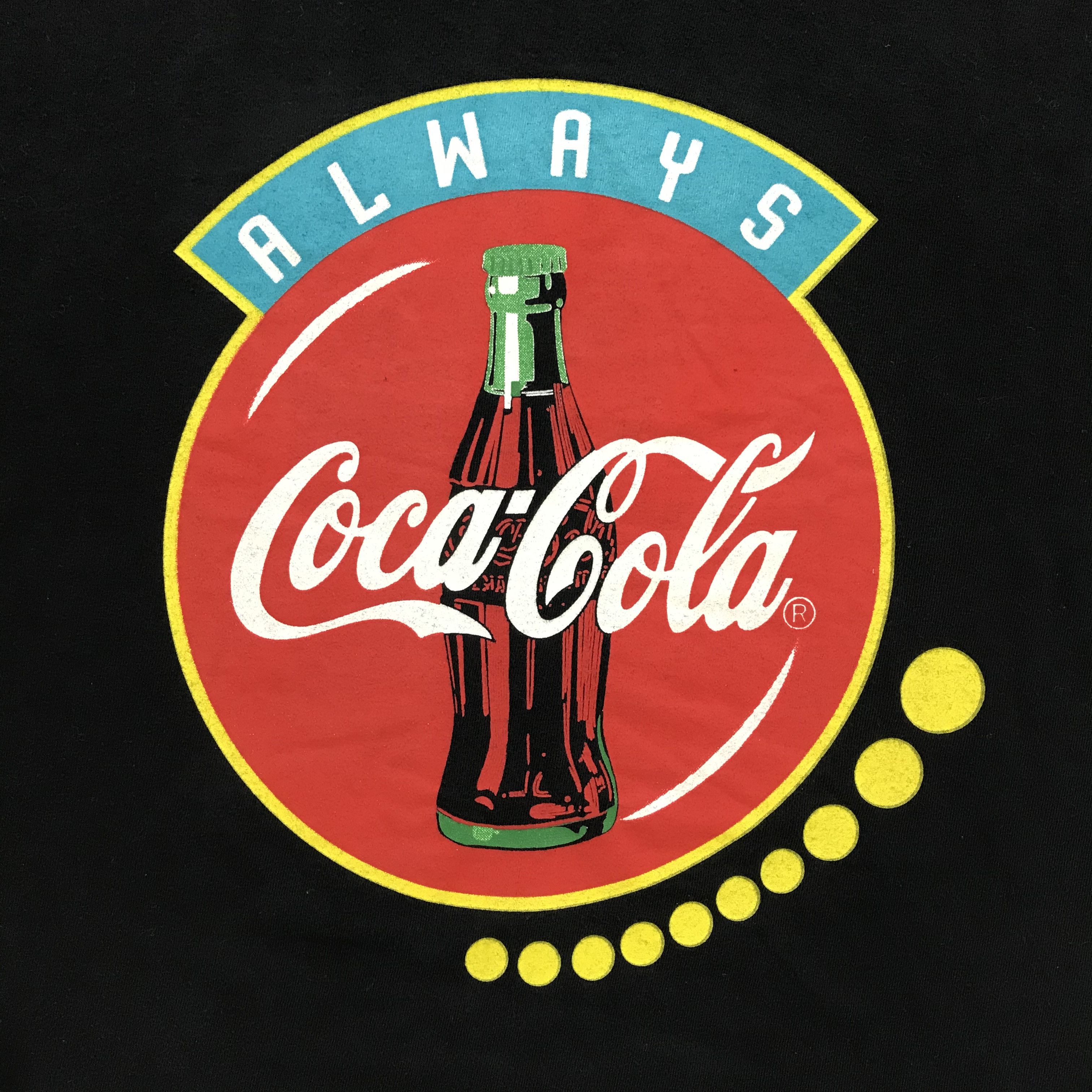 Coca Cola COCA-COLA Vintage T-Shirt Always Coke Tee USA 80s 90s Size US XL / EU 56 / 4 - 4 Thumbnail