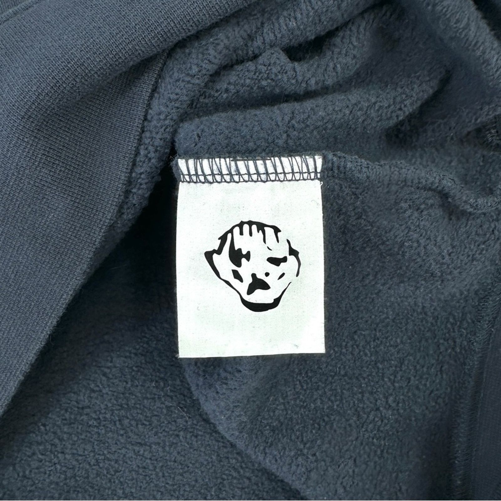 DANCER Flower Logo Crew Sweat in Dark Navy - Embroidered Sweatshirt Size US XL / EU 56 / 4 - 7 Thumbnail