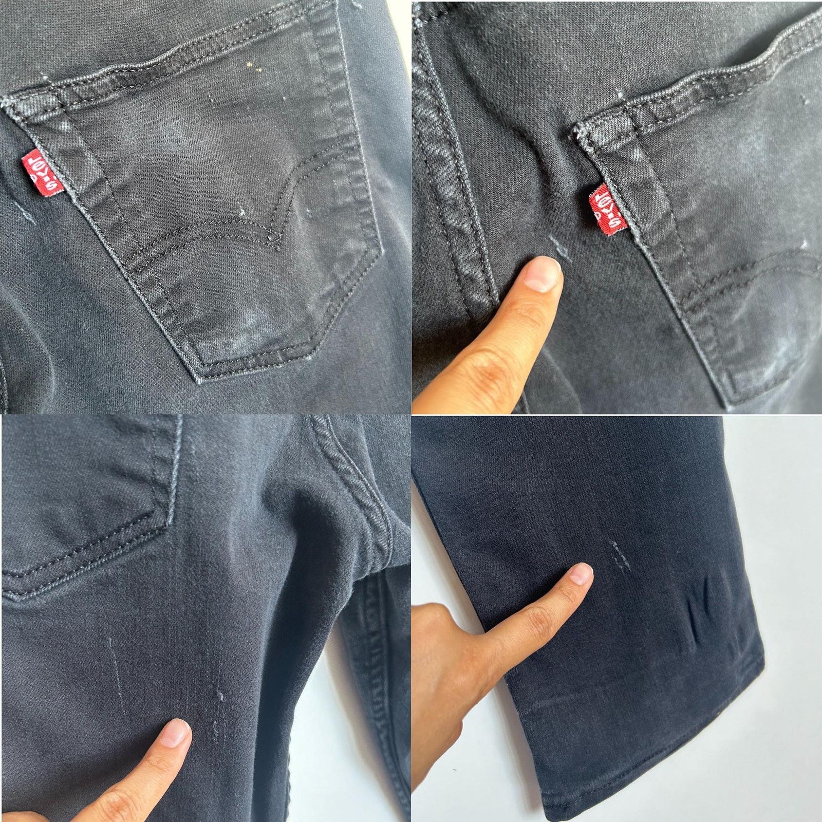 Levi's Levi's 501 W31 L32 - Black USA 1996 Distressed Vintage Jeans Size US 31 - 10 Thumbnail