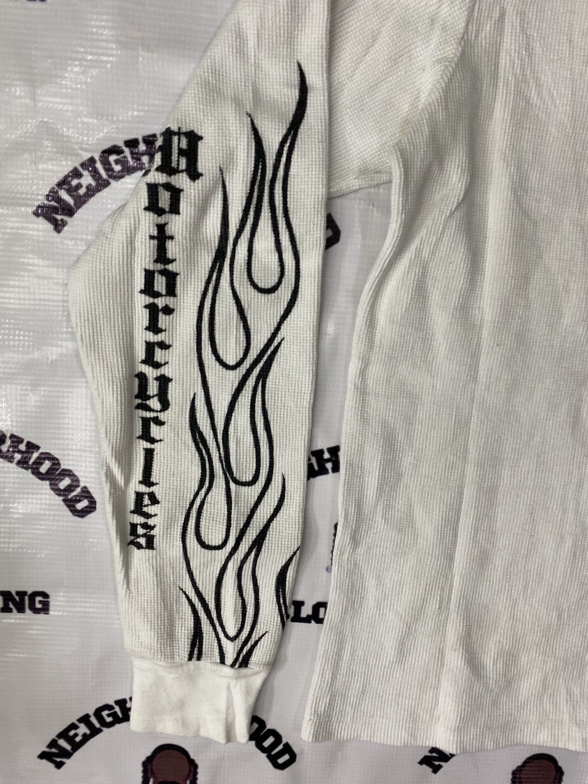 Vintage SICKBOY MOTORCYCLES VINTAGE THERMAL TEE. Size US L / EU 52-54 / 3 - 4 Thumbnail