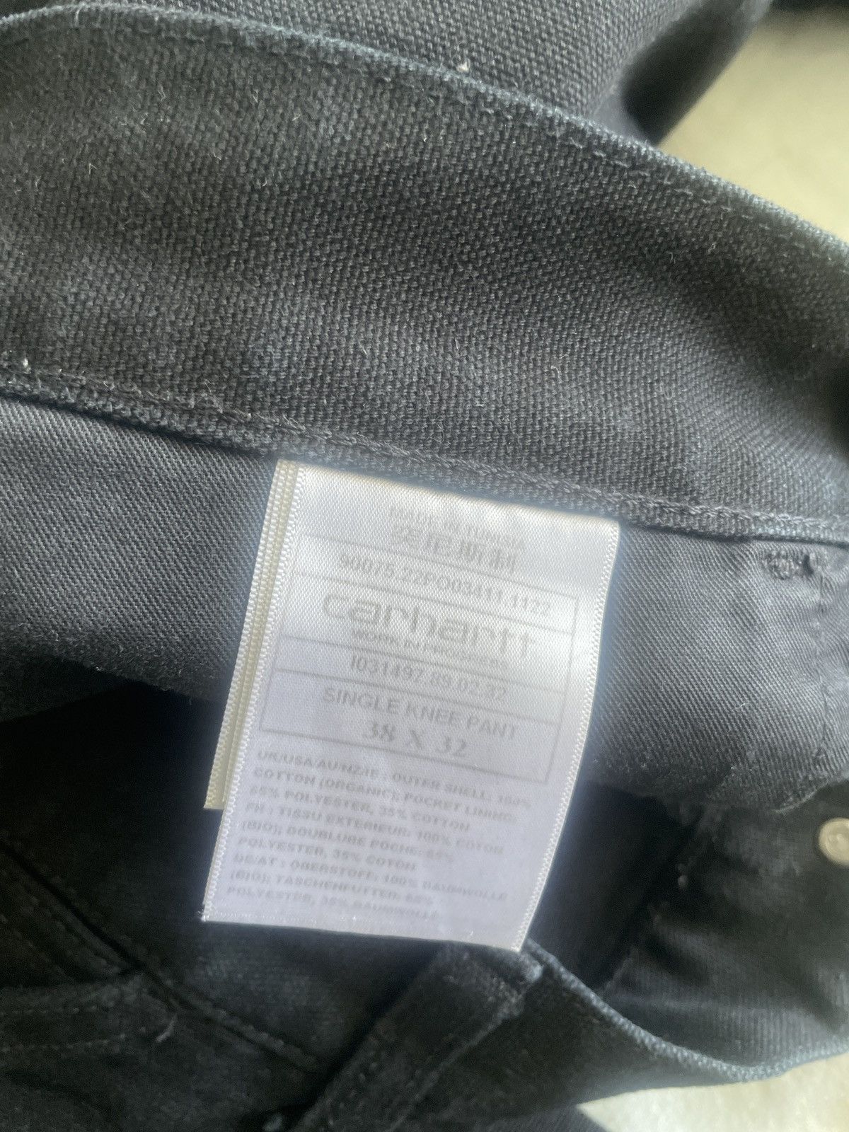Carhartt Wip Black Carhartt WIP single-knee pants Size US 38 / EU 54 - 5 Thumbnail